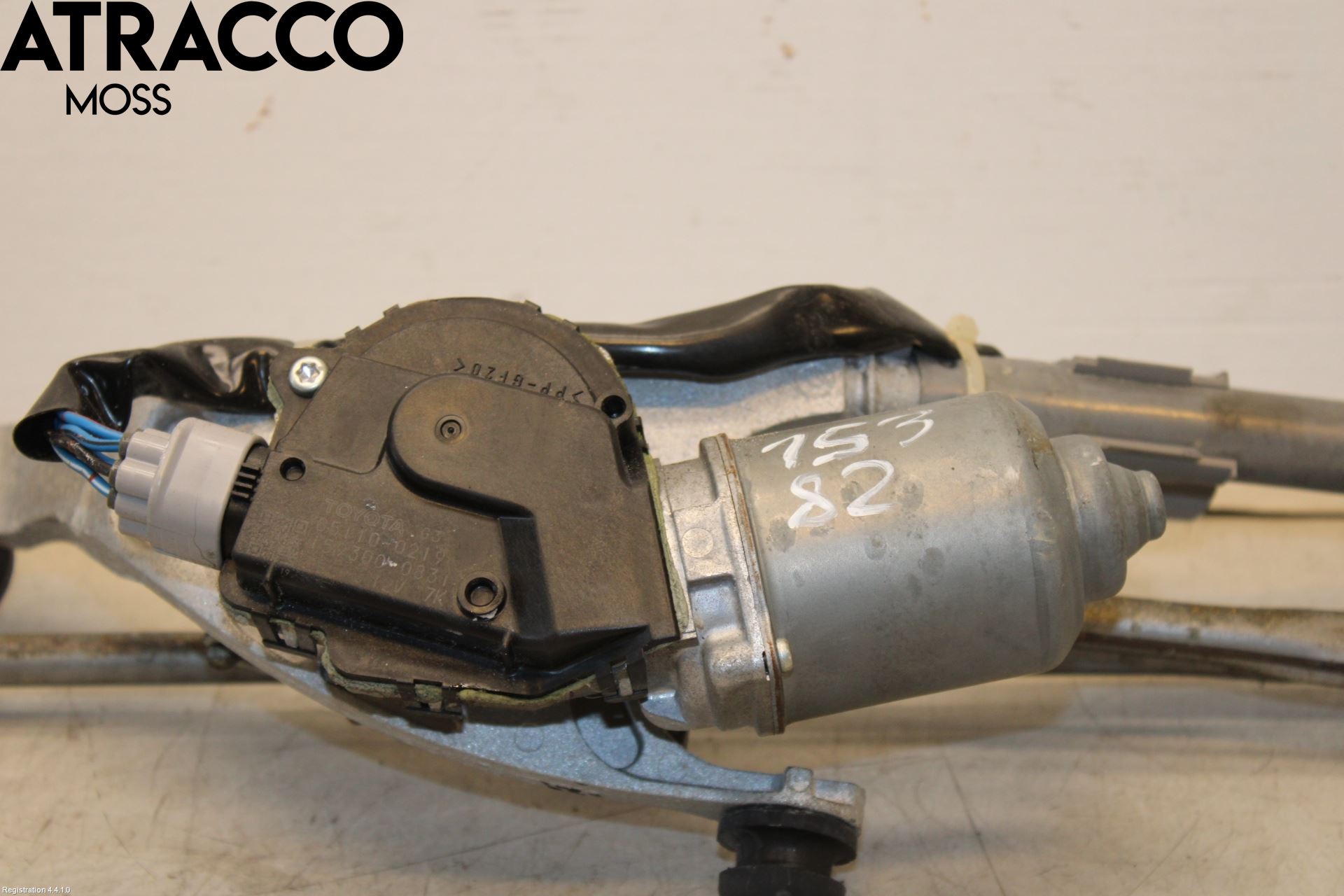 Toyota AURIS 07-09 Torkarmotor Vindruta