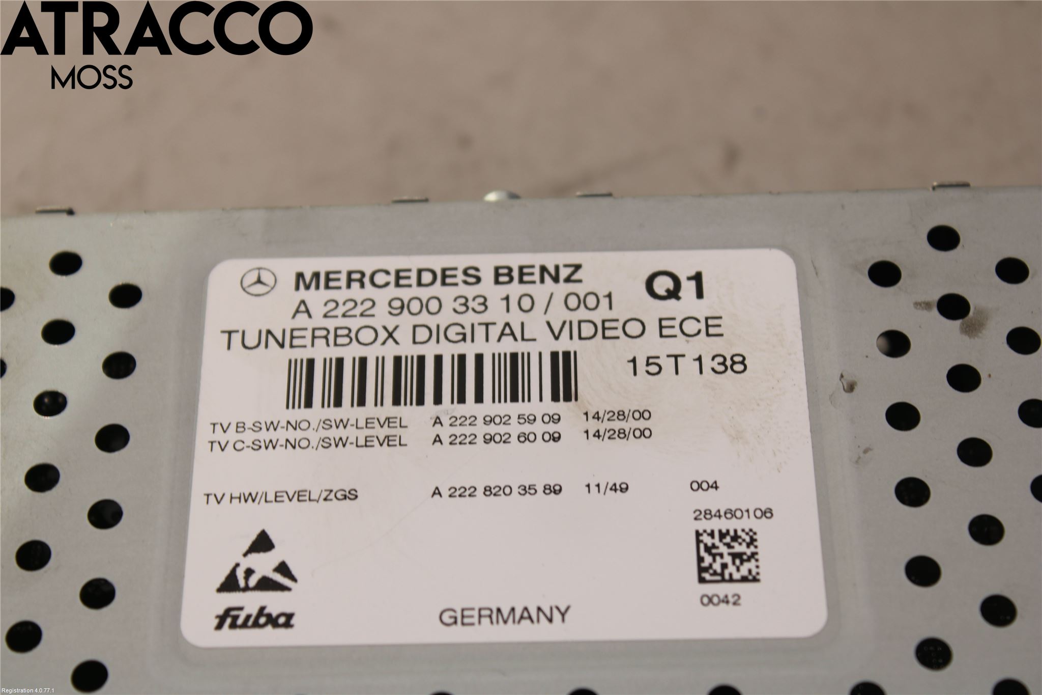 Mercedes-Benz MB C-KLASS (W205) 14-21 Radio-Stereo Förstärkare