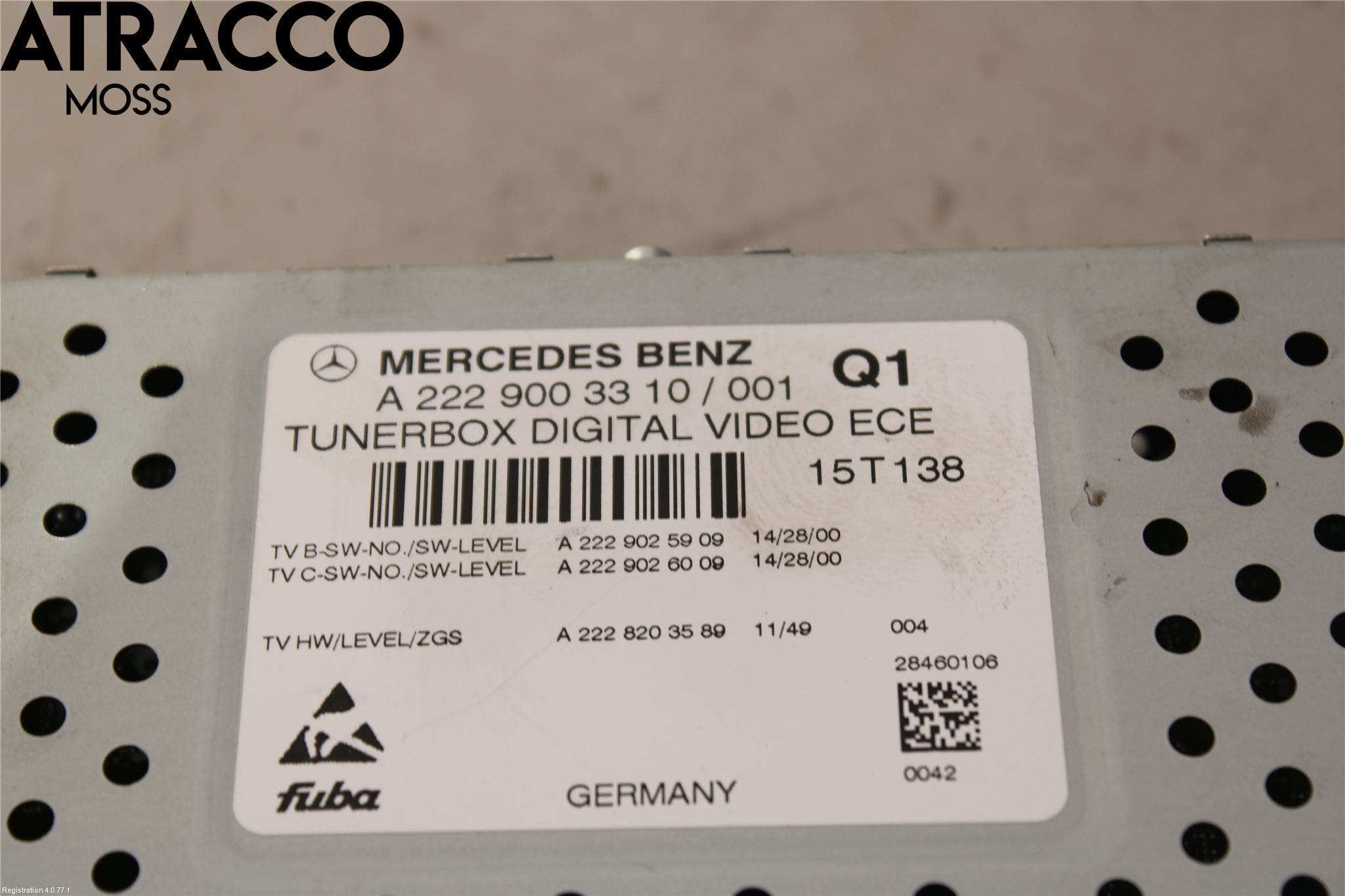 Mercedes-Benz MB C-KLASS (W205) 14-21 Radio-Stereo Förstärkare