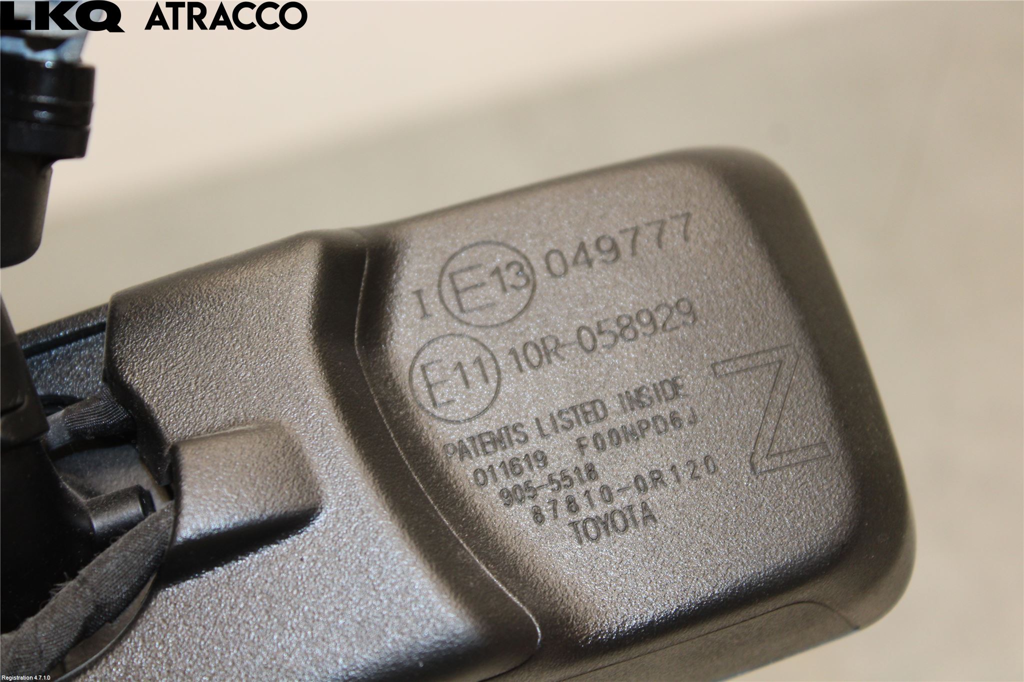 Toyota RAV4 19- Spegel Invändig El