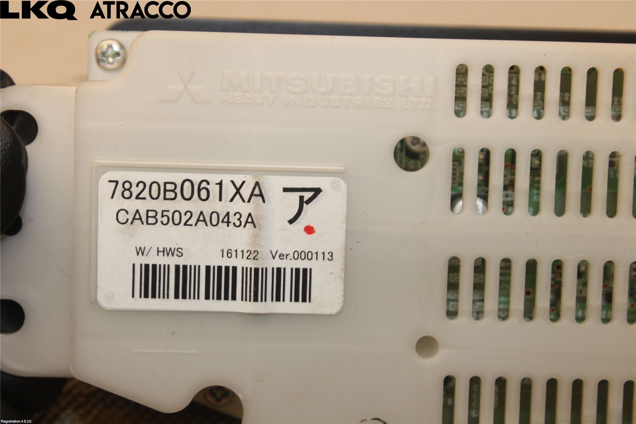 Mitsubishi OUTLANDER 13-21 Ac Styrenhet Ac Manöveren