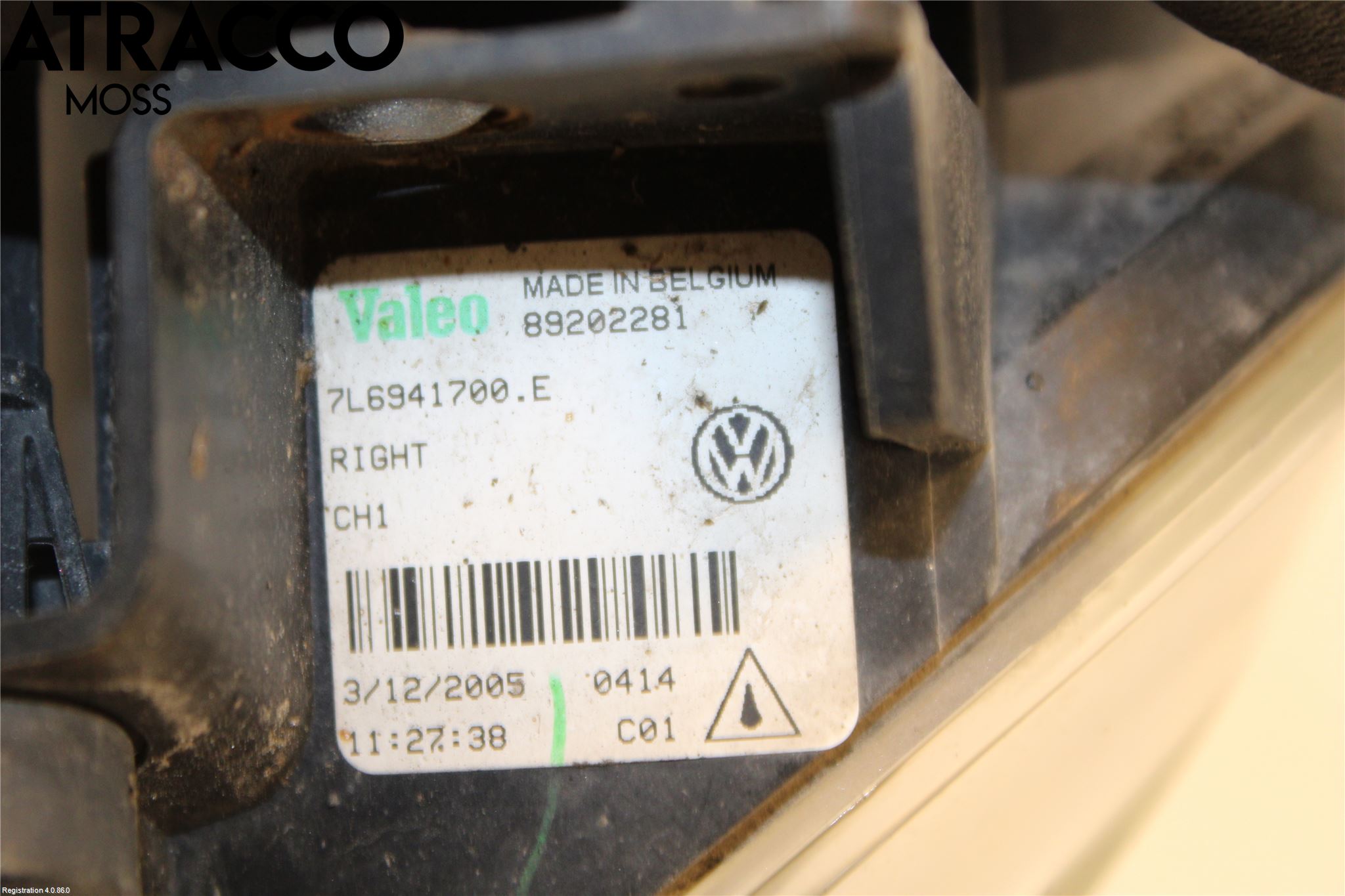 Volkswagen VW TOUAREG 7L 03-10 Dimljus-Varselljus Fram