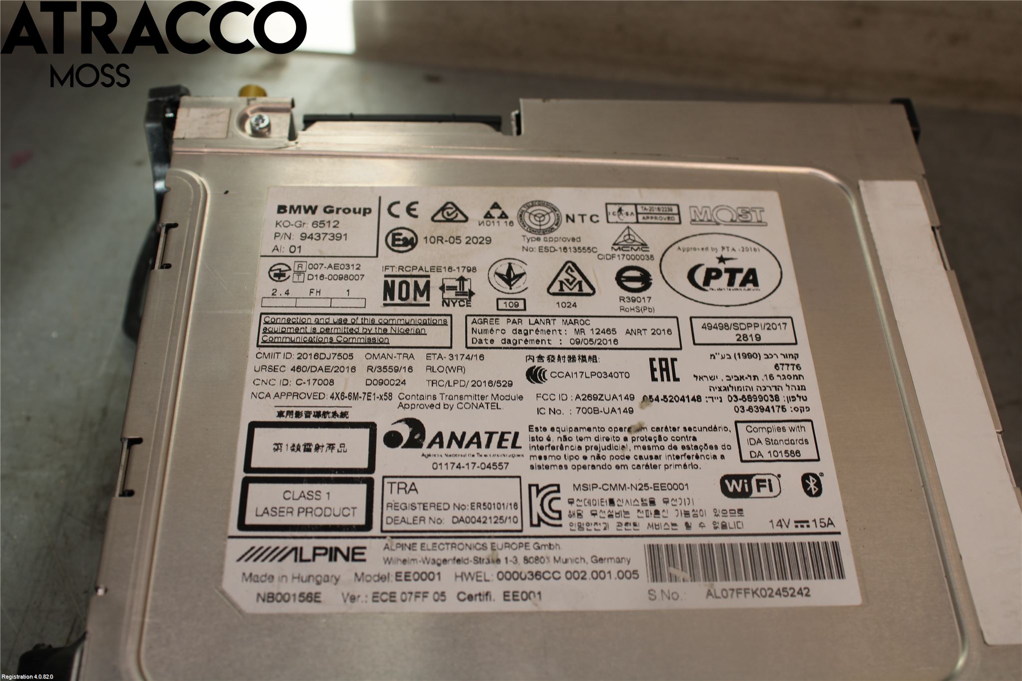 Mini COUNTRYMAN F60 17-23 Cd Radio - Multimediapanel