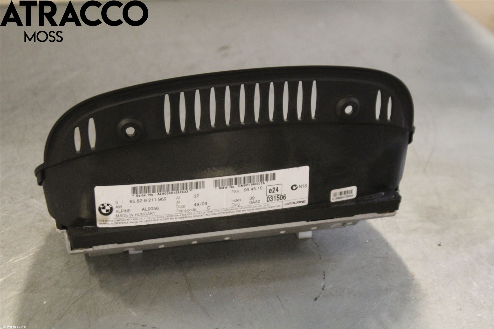 BMW 3 E90/91 SED/TOU 05-12 Multifunktionsdisplay
