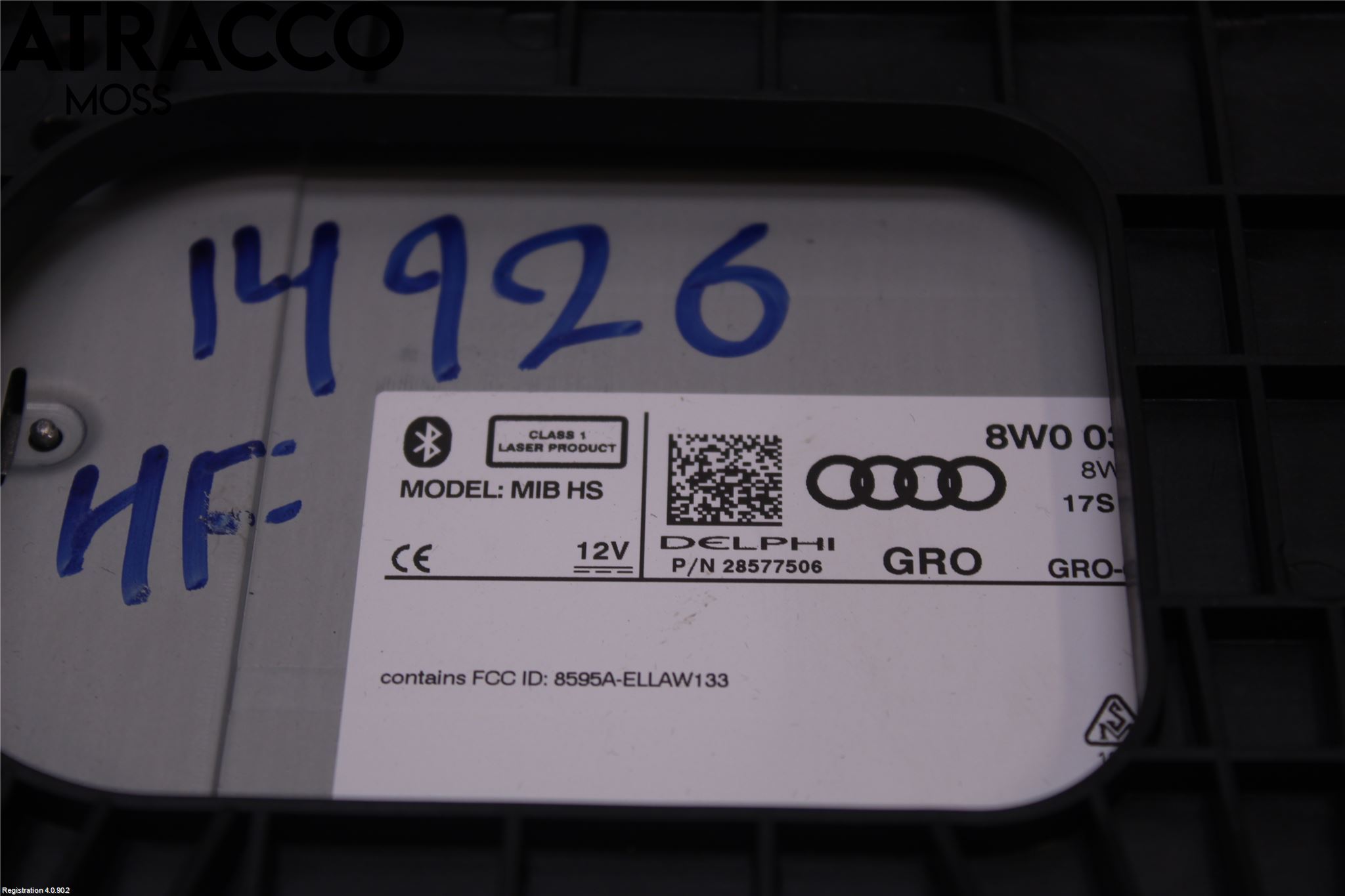 Audi A4 12-15 Cd Radio - Multimediapanel
