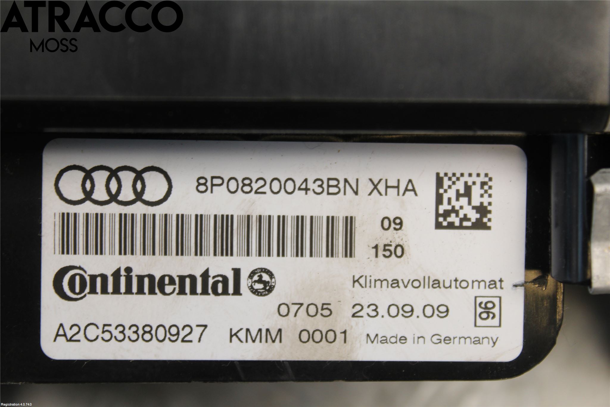 Audi A3/S3 05-13 Ac Styrenhet Ac Manöveren