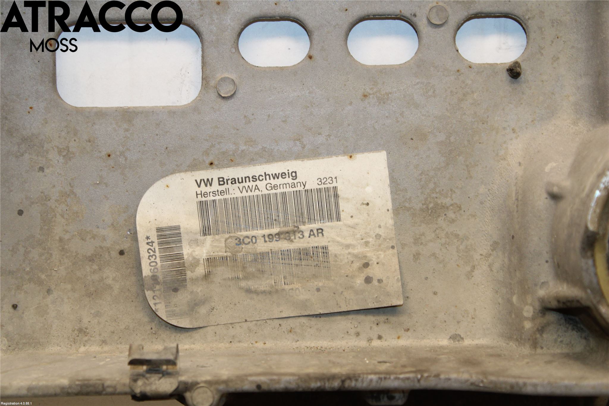 Volkswagen VW TIGUAN 07-16 Framvagn Fäste-Kudde