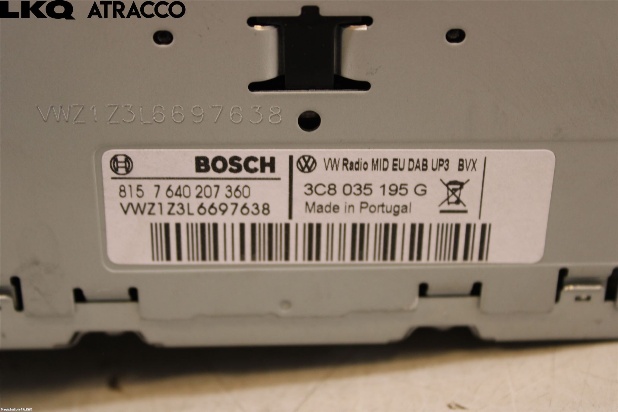 Volkswagen VW TOURAN 10-15 Cd Radio - Multimediapanel