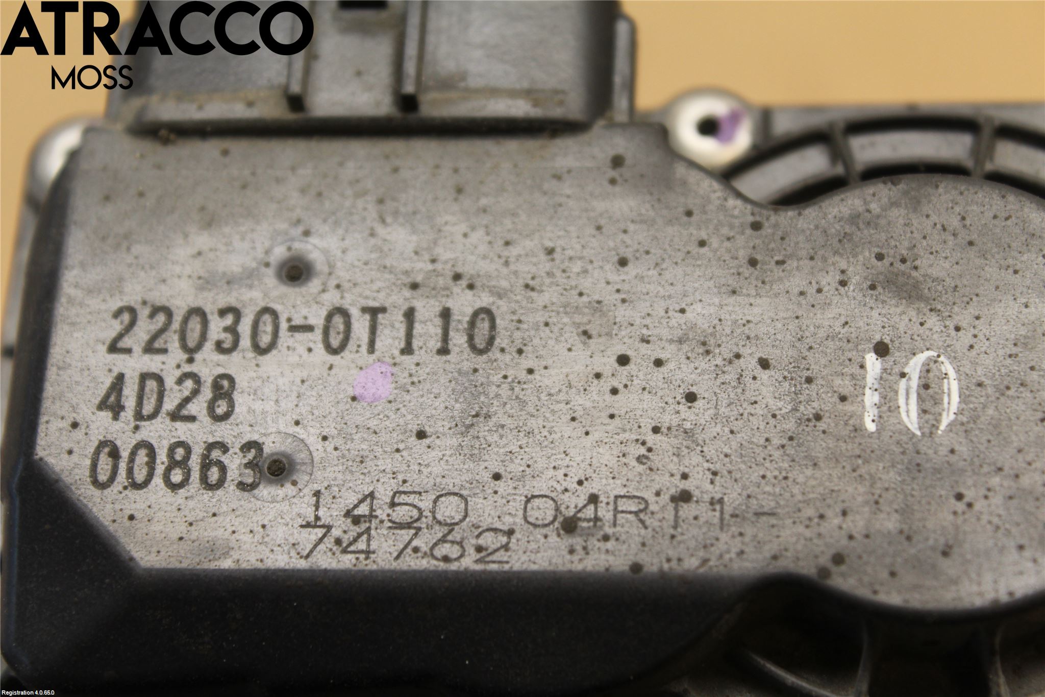 Toyota AURIS 13-19 Injspjällhus