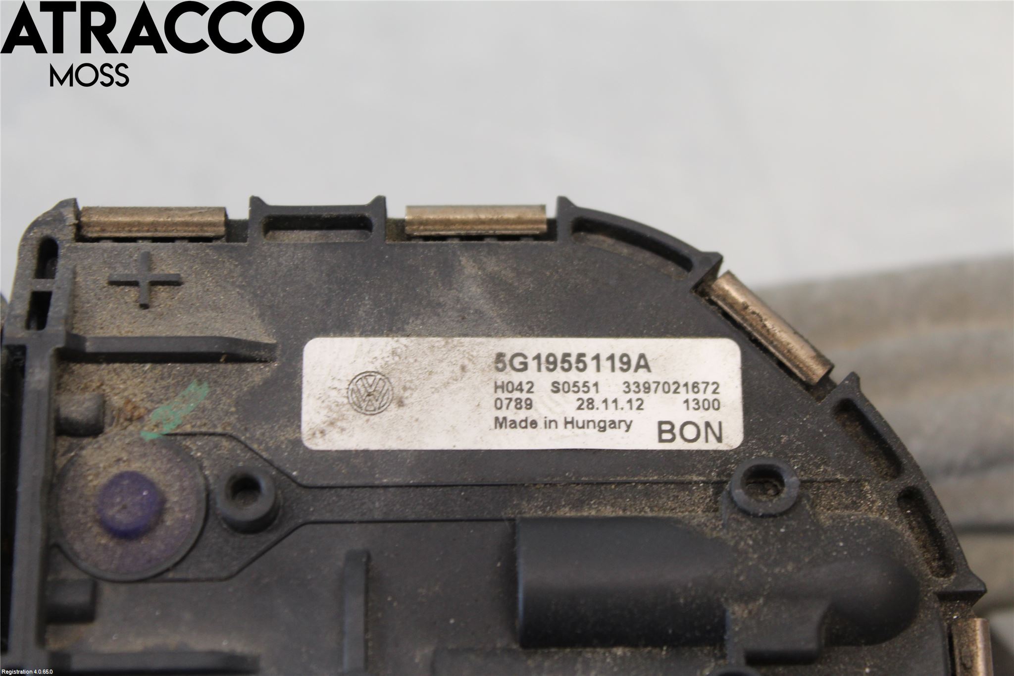 Volkswagen VW GOLF / E-GOLF VII 13-20 Torkarmotor Vindruta