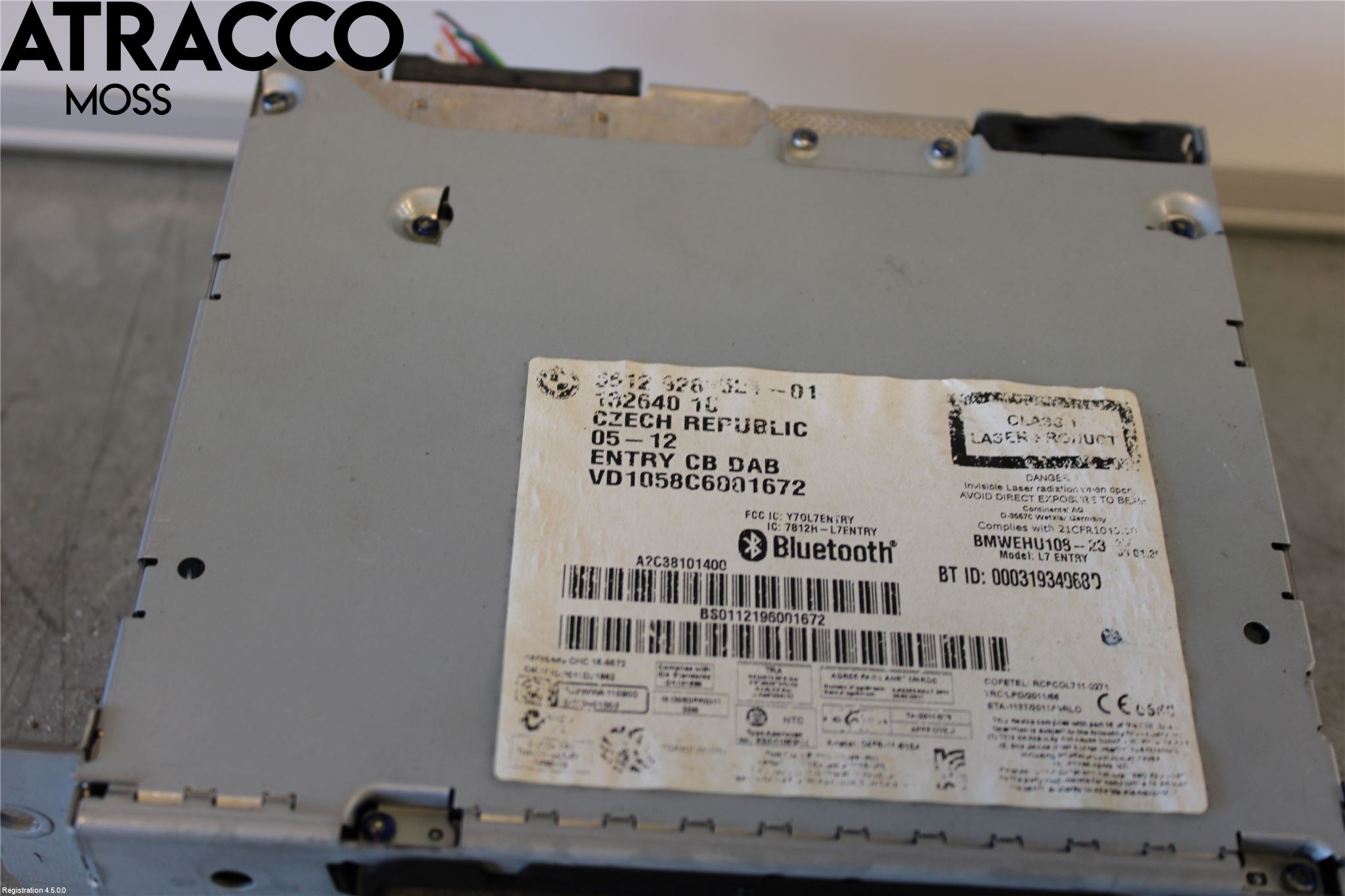 BMW 1 F20/F21 11-19 Cd Radio - Multimediapanel