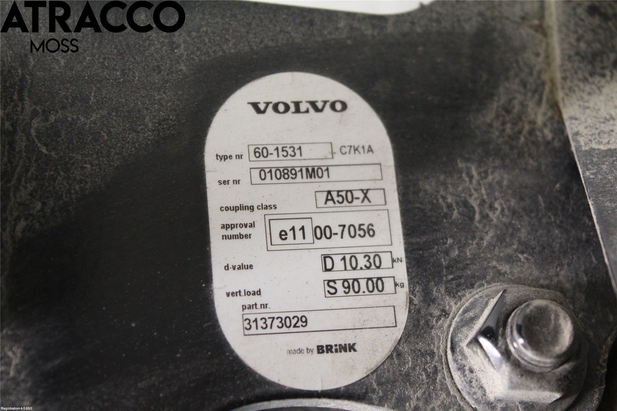 Volvo V60 14-18 Dragkrok