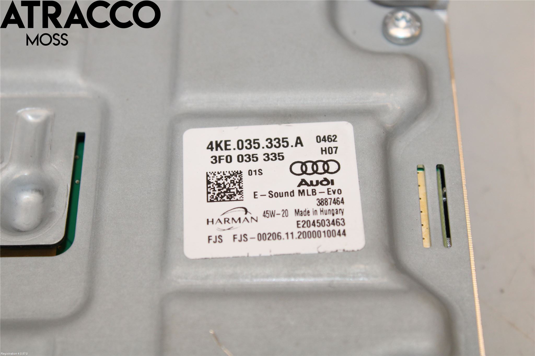 Audi E-TRON, S GE 19- Styrenhet Övrigt