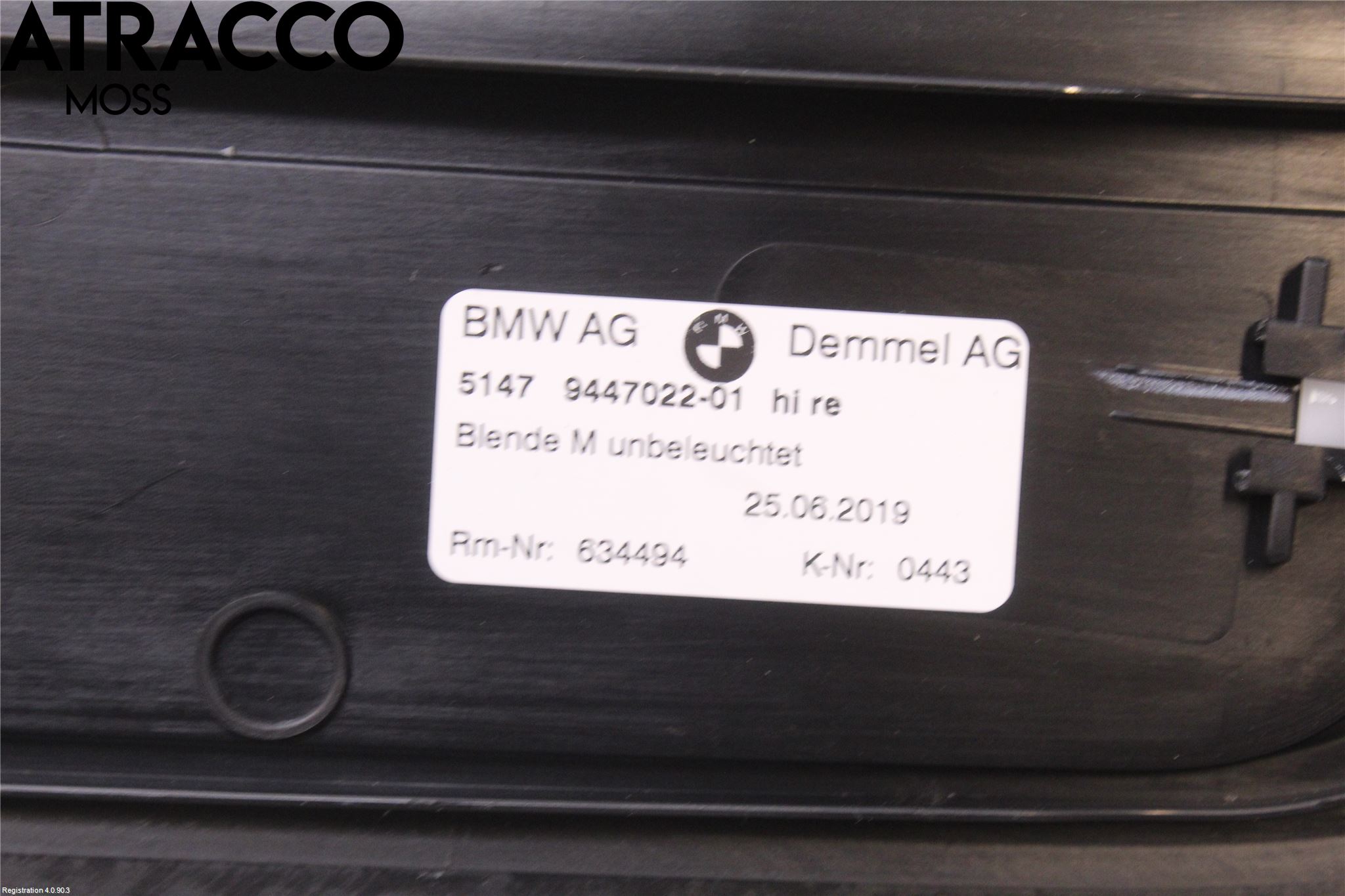 BMW 5 G30/G31/F90 17-23 Inr Tröskel-Insteg