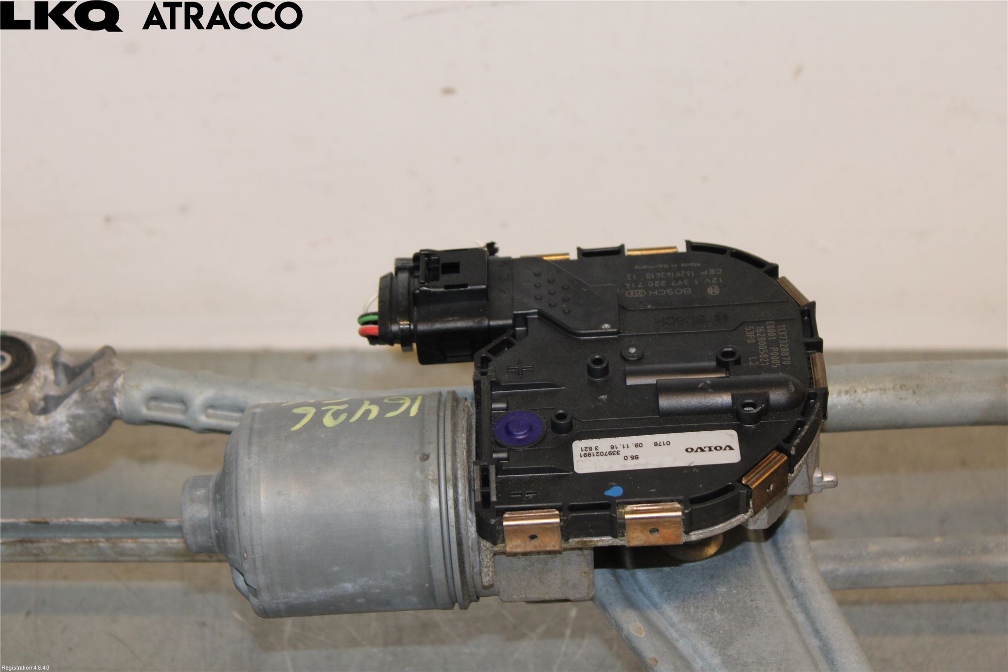 Volvo XC90/RECHARGE 16- Torkarmotor Vindruta