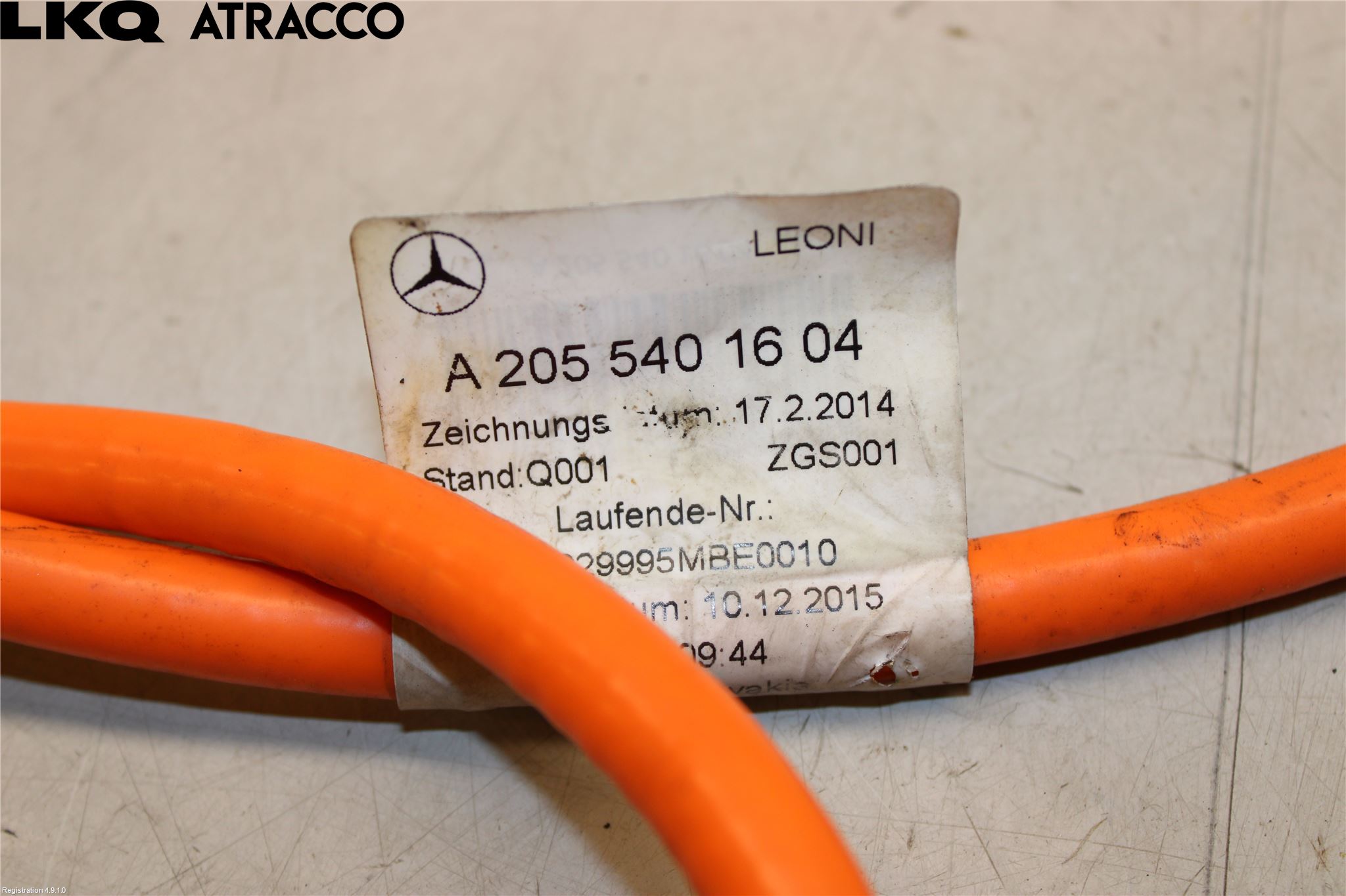 Mercedes-Benz MB C-KLASS (W205) 14-21 Batterikabel
