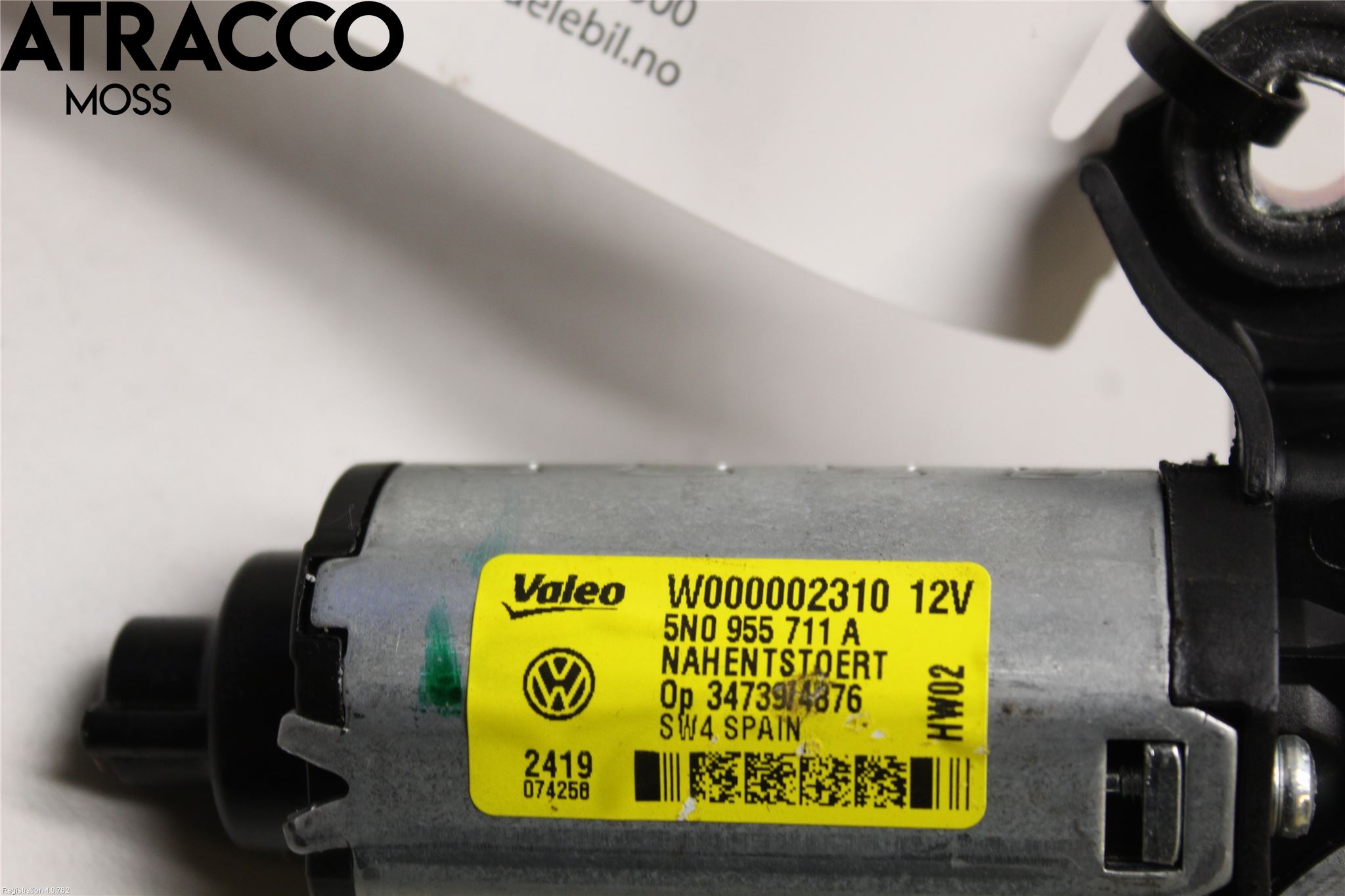 Volkswagen VW TIGUAN 07-16 Torkarmotor Baklucka