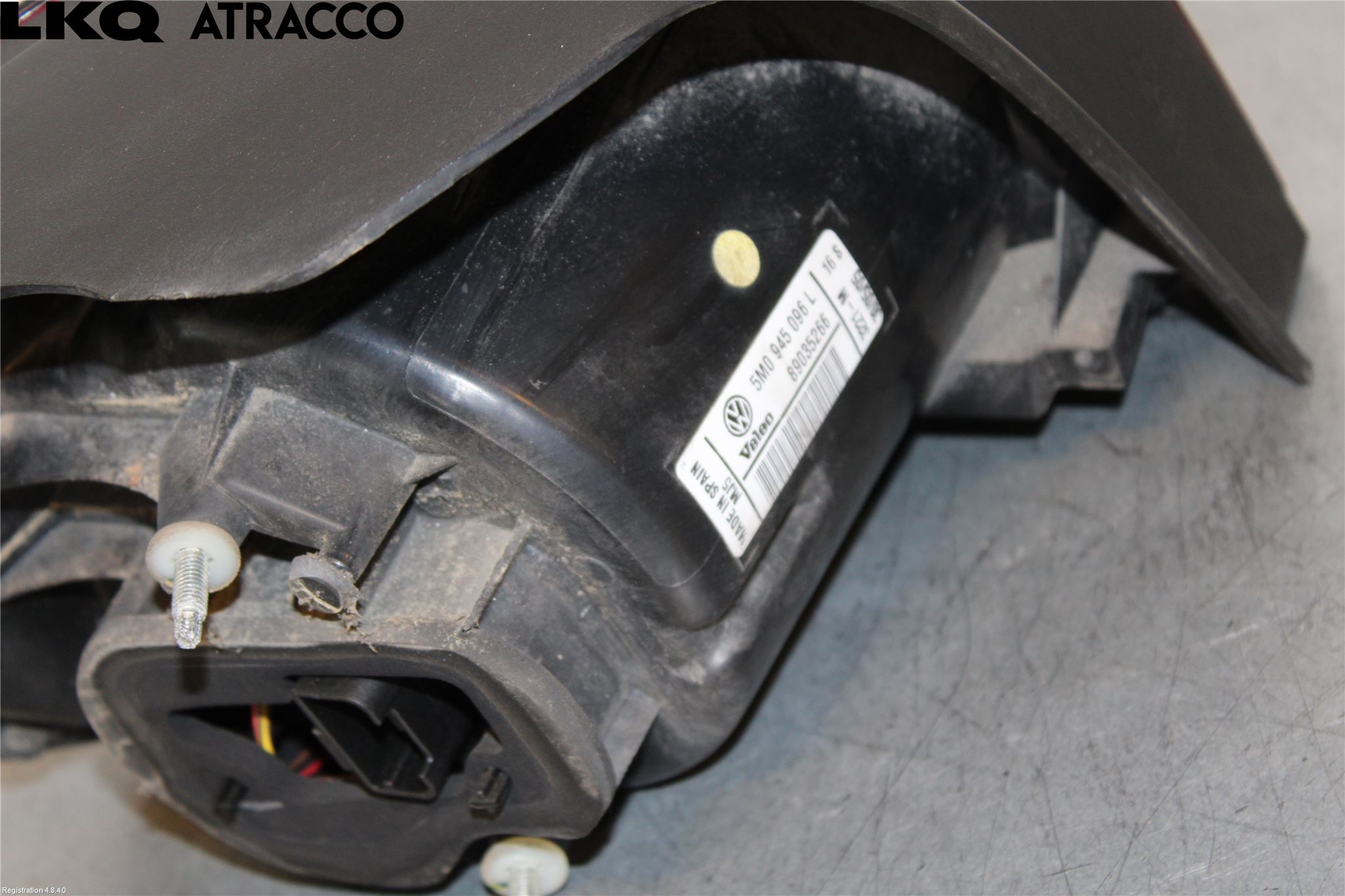 Volkswagen VW GOLF PLUS/CROSS GOLF 04-14 Bakljus Vänster