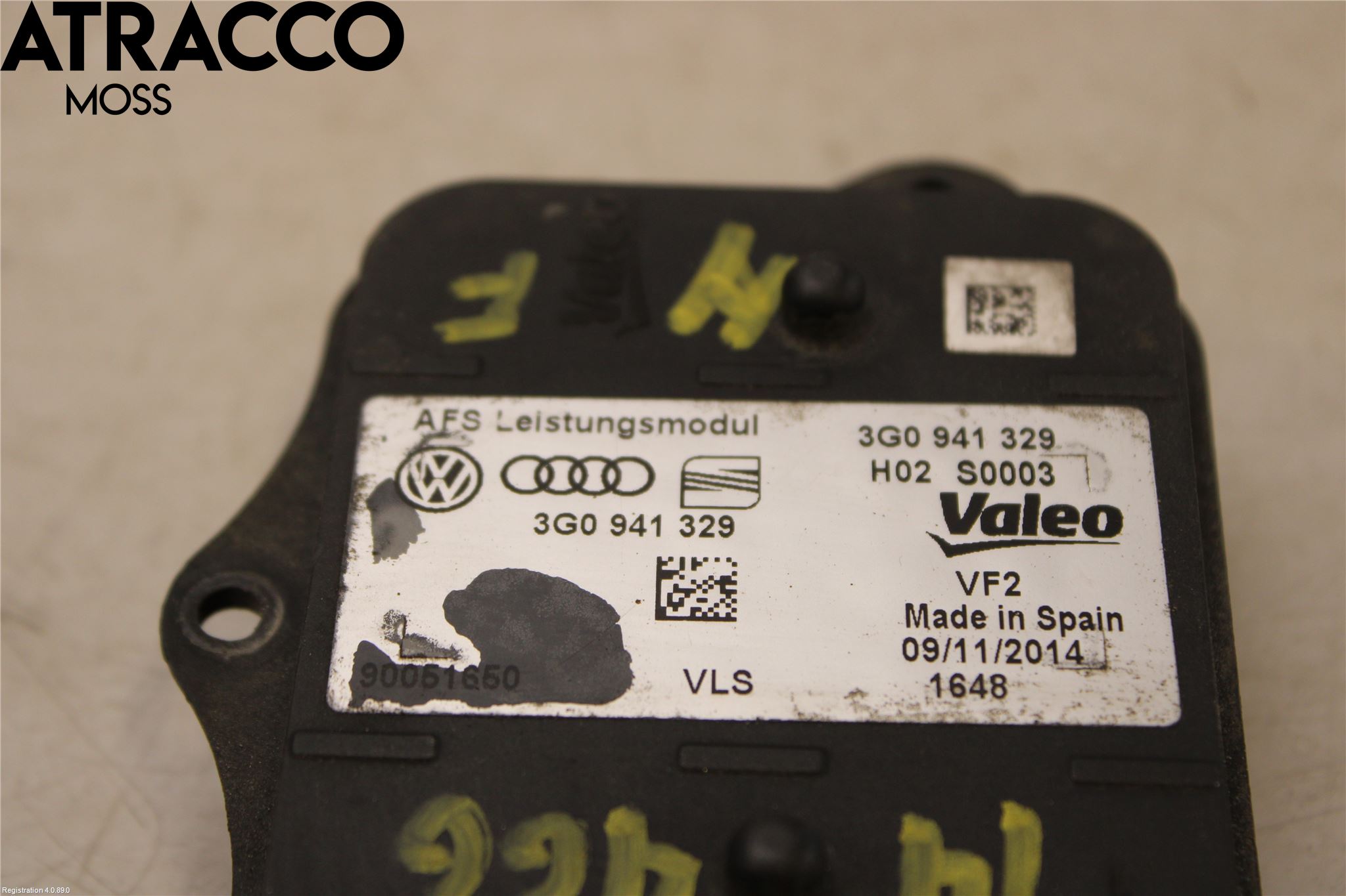 Volkswagen VW PASSAT 15-19 Styrenhet Strålkastare