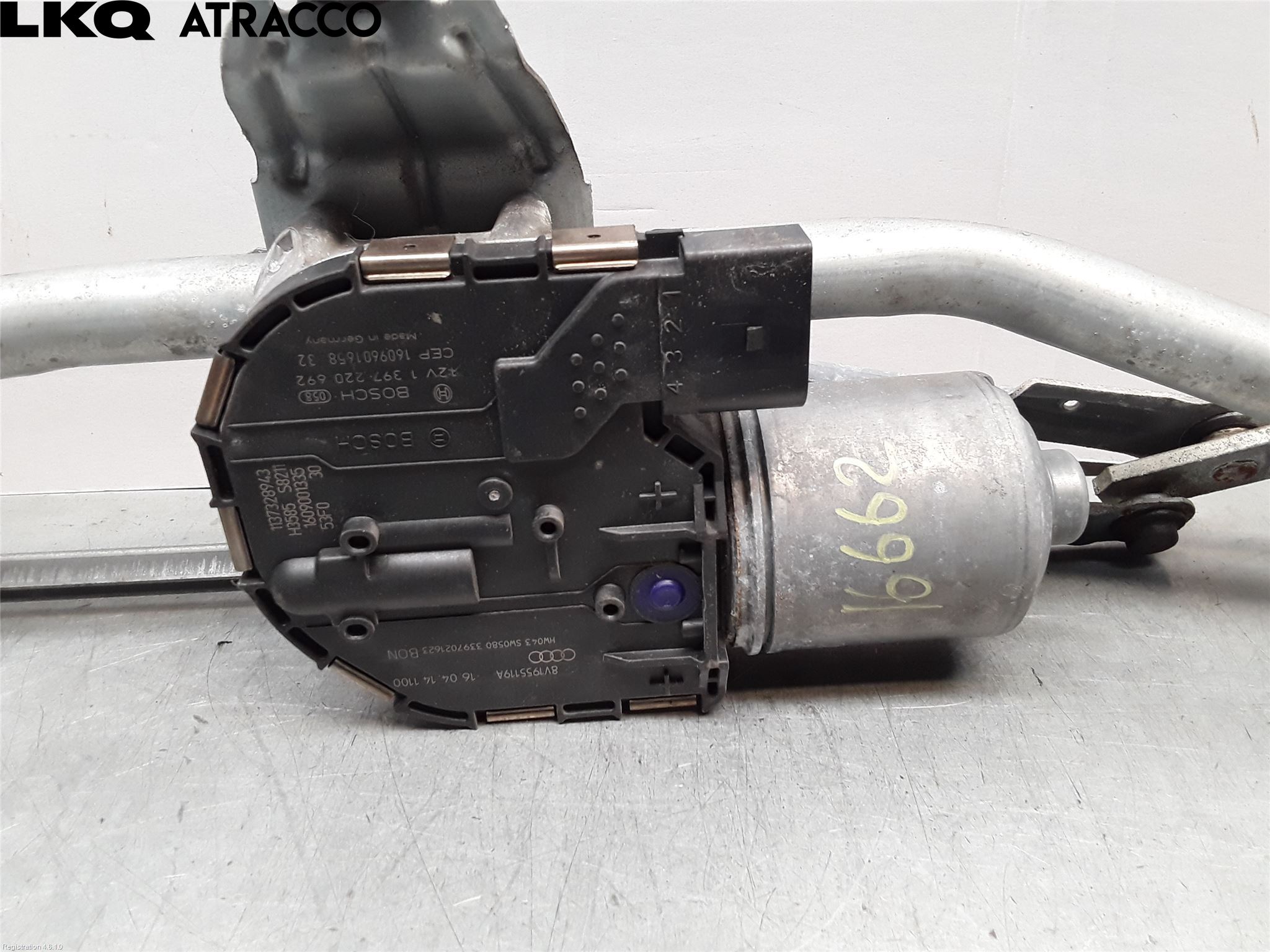 Audi A3/S3 05-13 Torkarmotor Vindruta