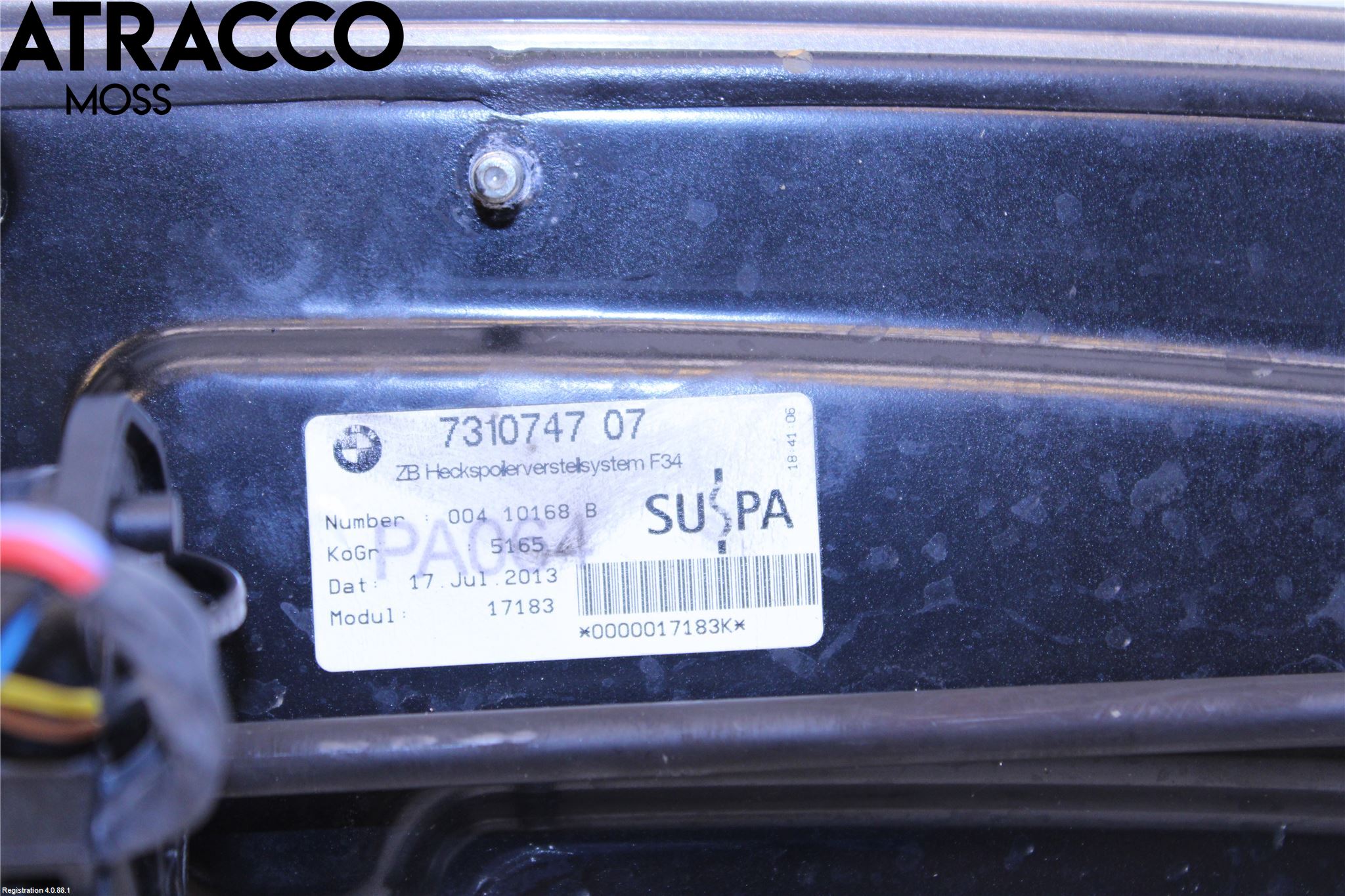 BMW 3 GT F34 13-19 Spoiler Baklucka