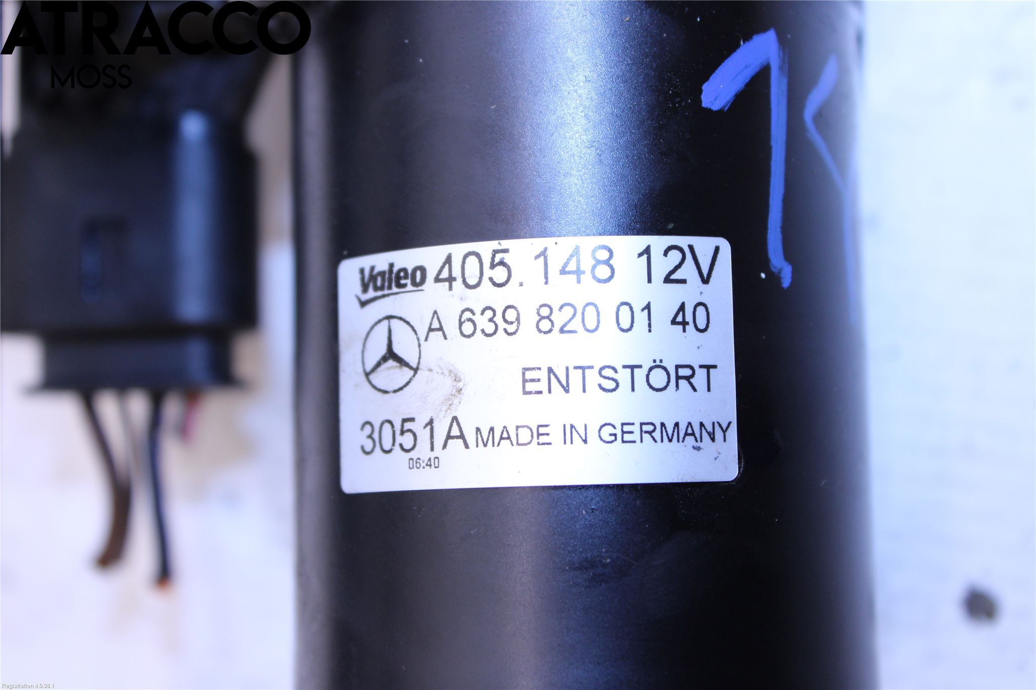 Mercedes-Benz MB VITO/VIANO (W639) 04-14 Torkarmotor Vindruta