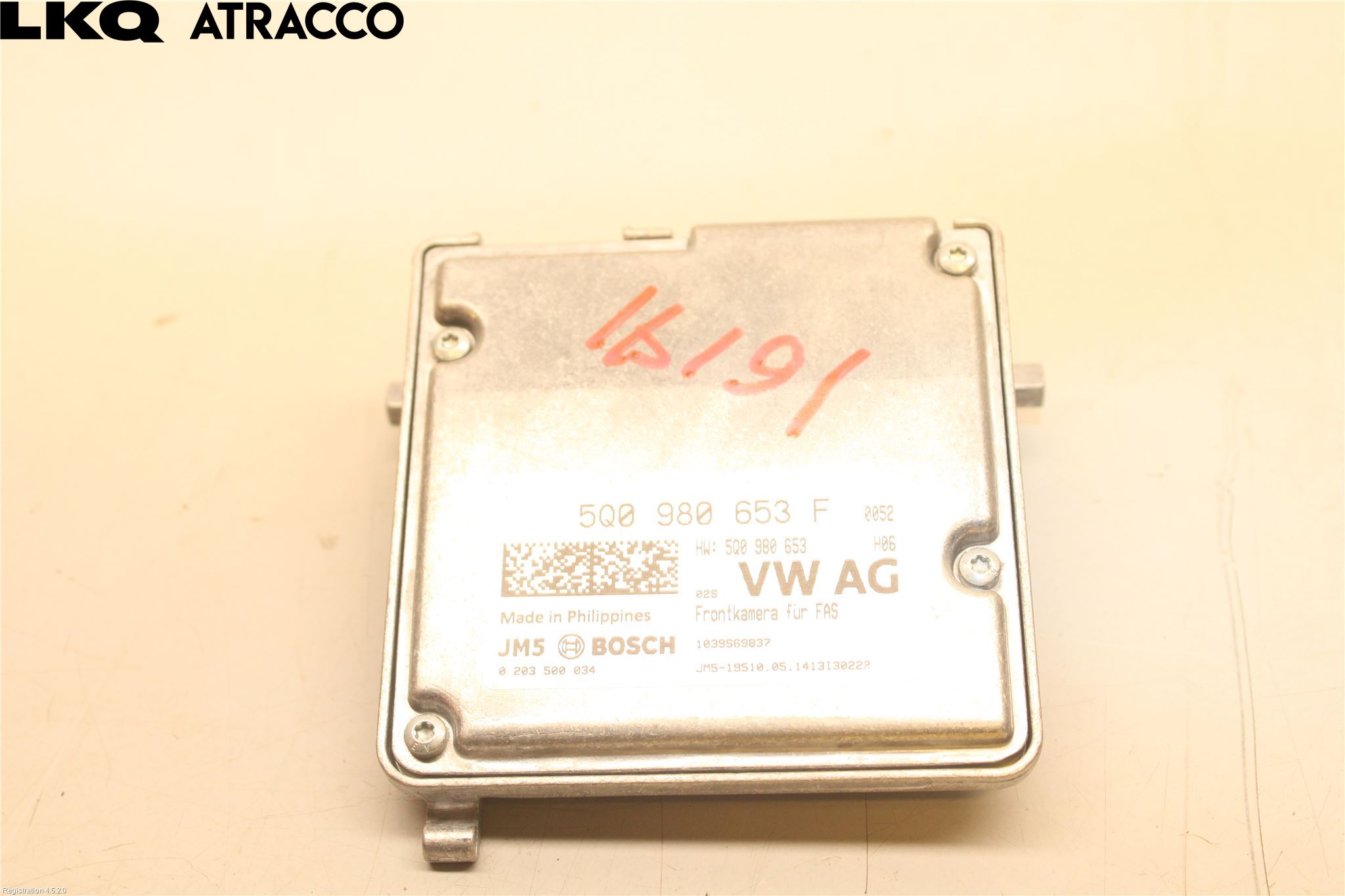 Volkswagen VW GOLF / E-GOLF VII 13-20 Sensor Aktivt Kollisionsskydd