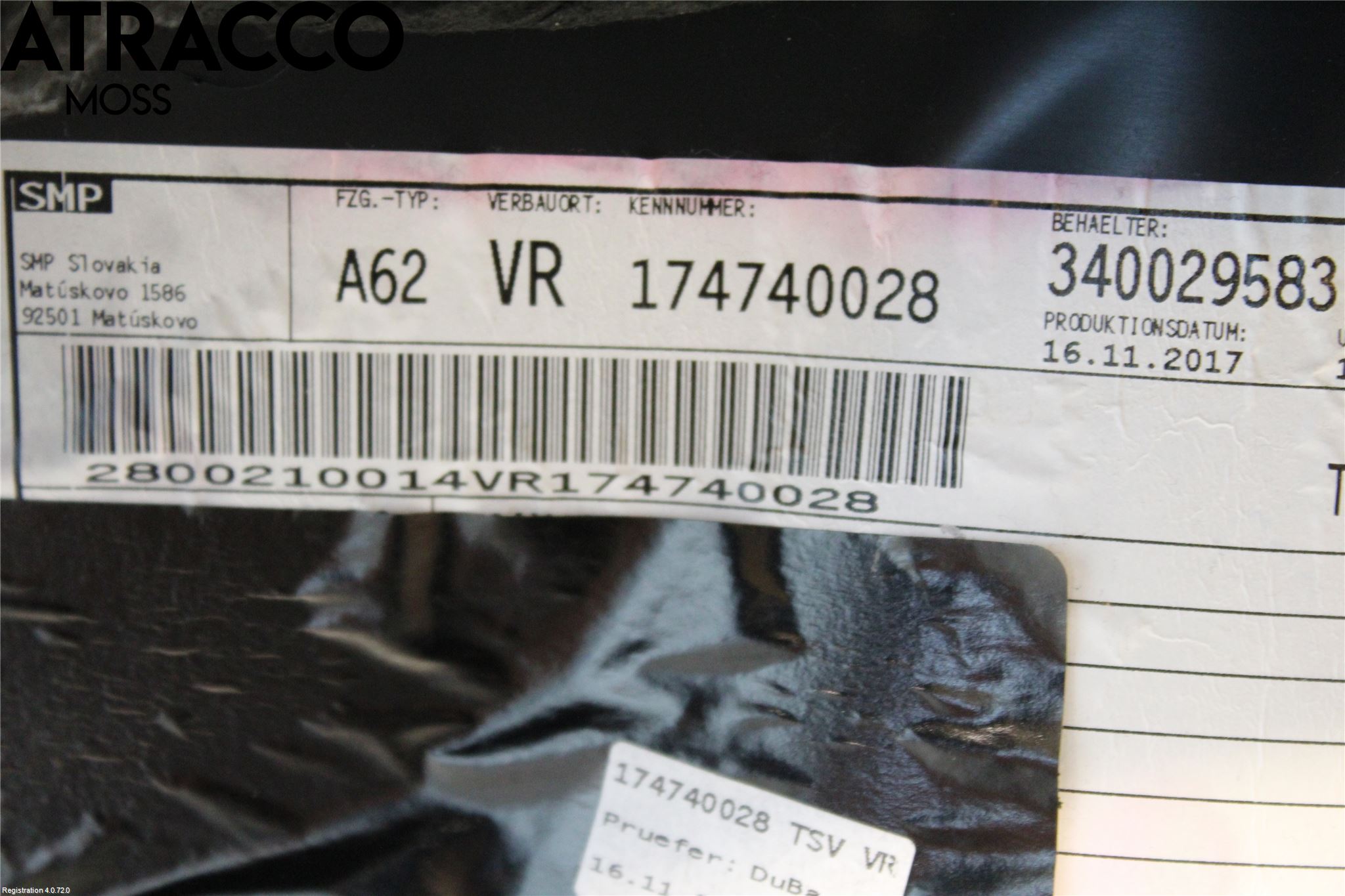 Audi A3/S3 8V 13-20 Dörrklädsel Hö