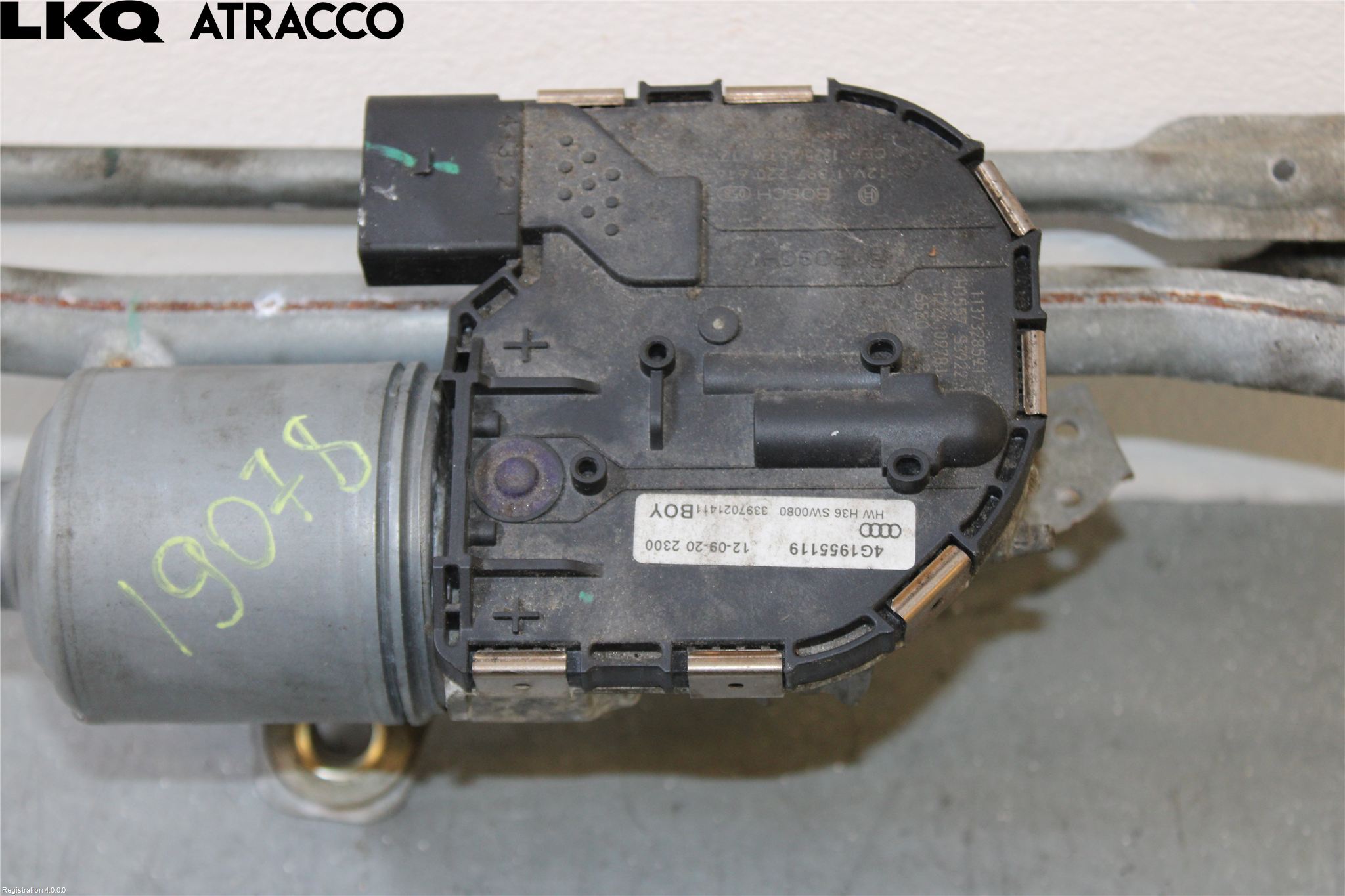 Audi A7/S7 4G 11-17 Torkarmotor Vindruta