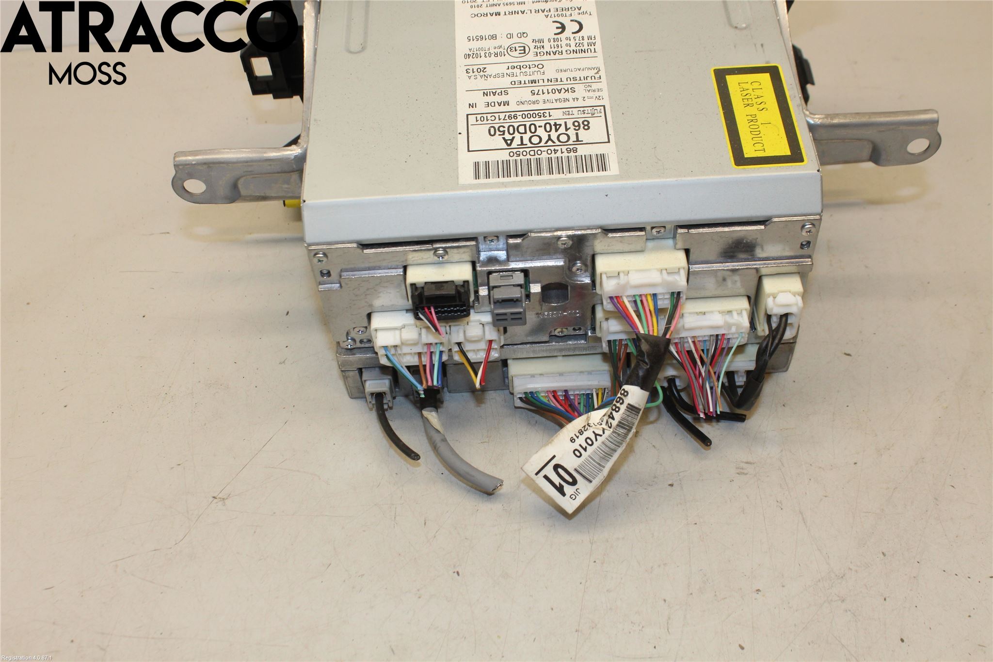 Toyota YARIS XP130 12-14 Cd Radio - Multimediapanel
