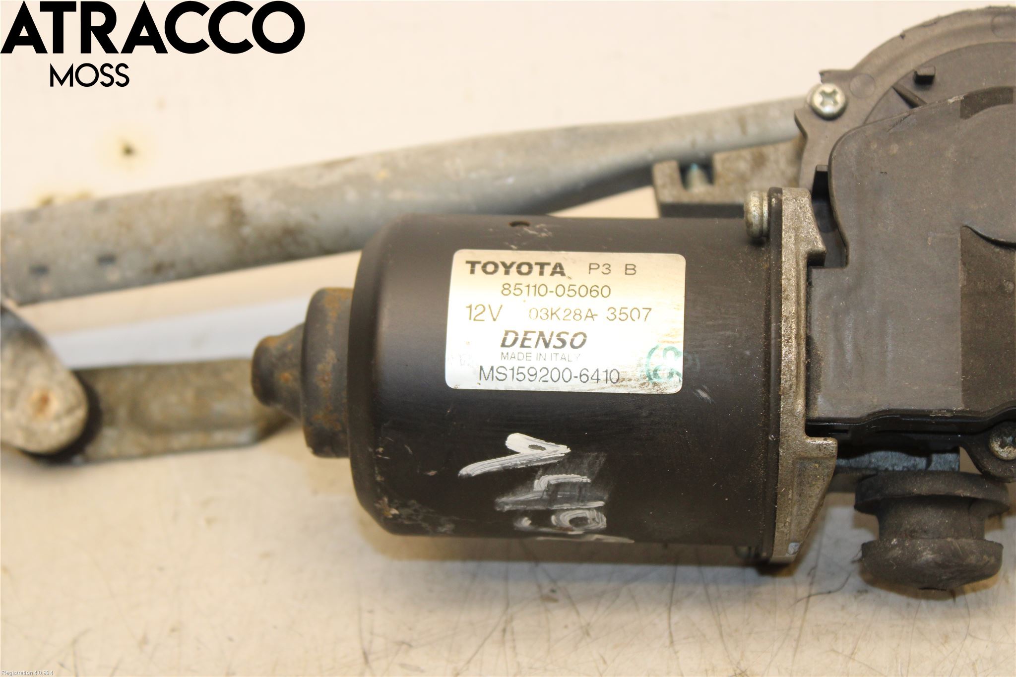 Toyota AVENSIS 07-08 Torkarmotor Vindruta