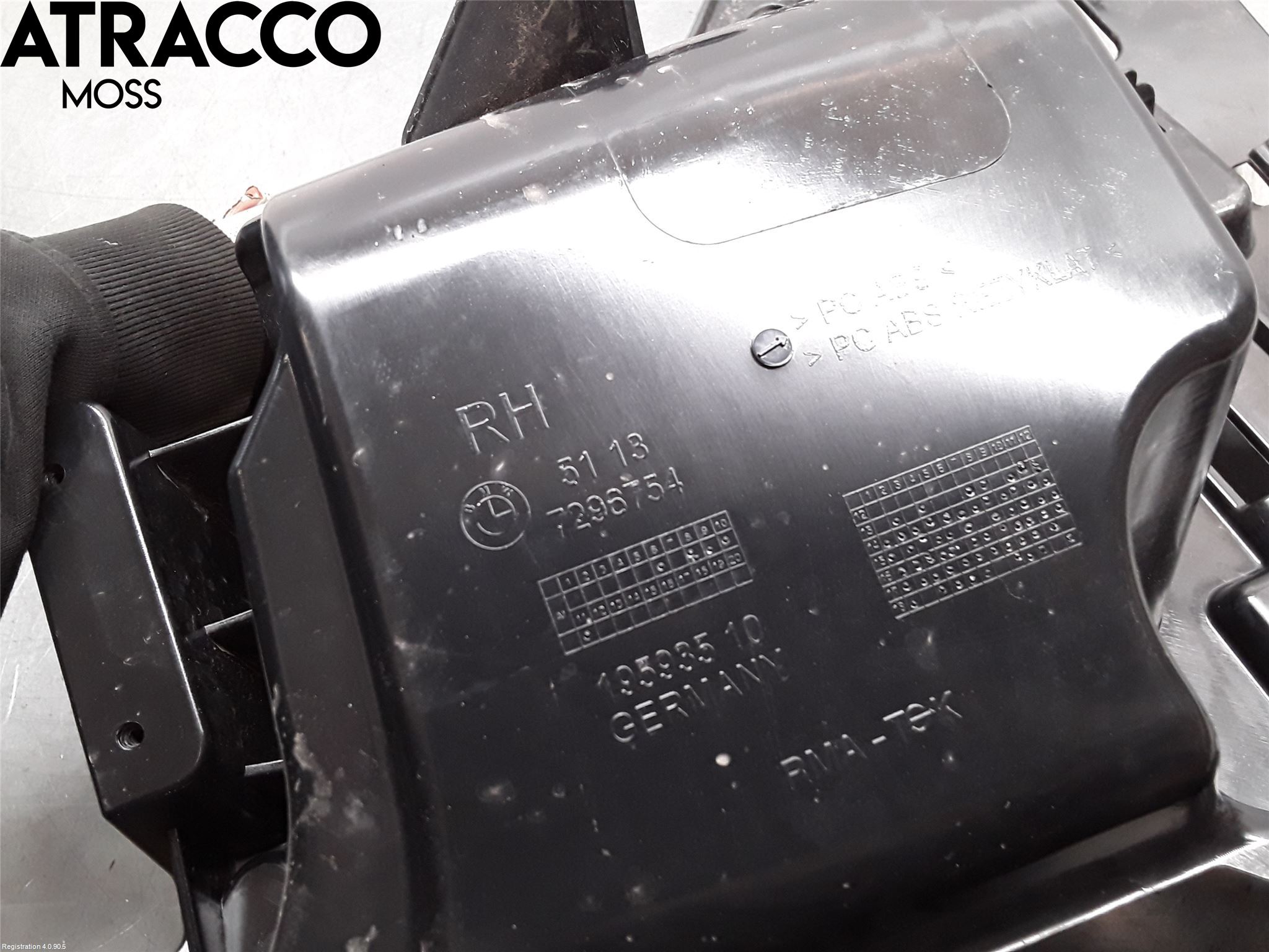 BMW i3 I01 13-22 Skärm Bak Höger