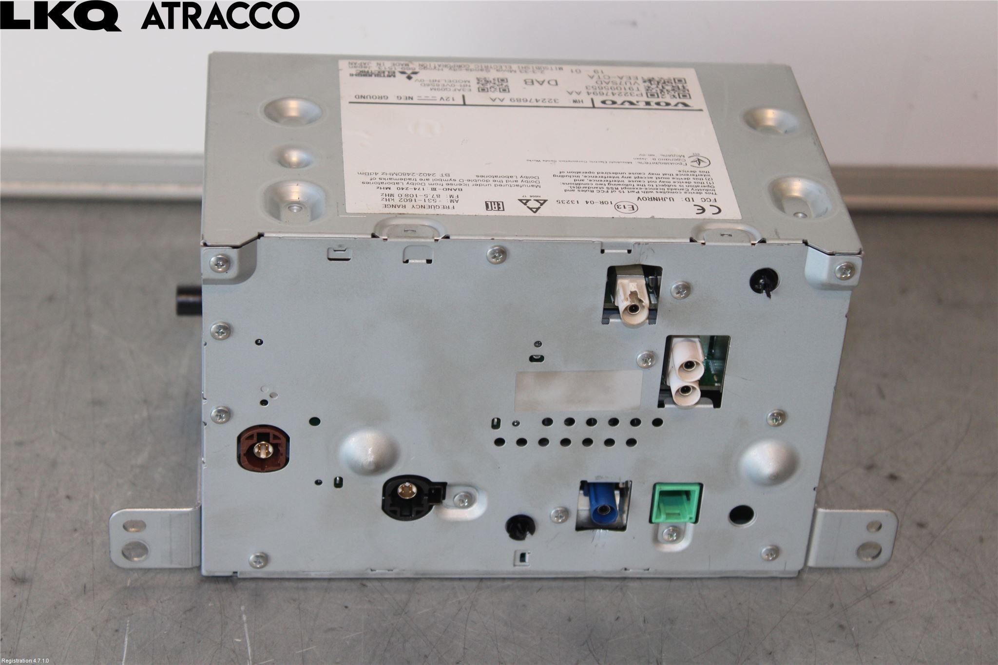 Volvo V60 19- Radio