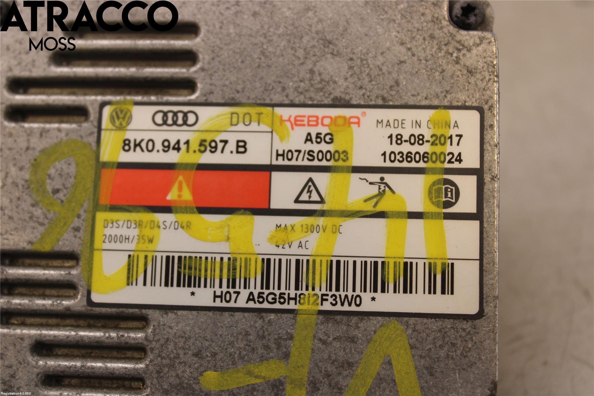 Skoda SUPERB 16-24 Styrenhet Strålkastare