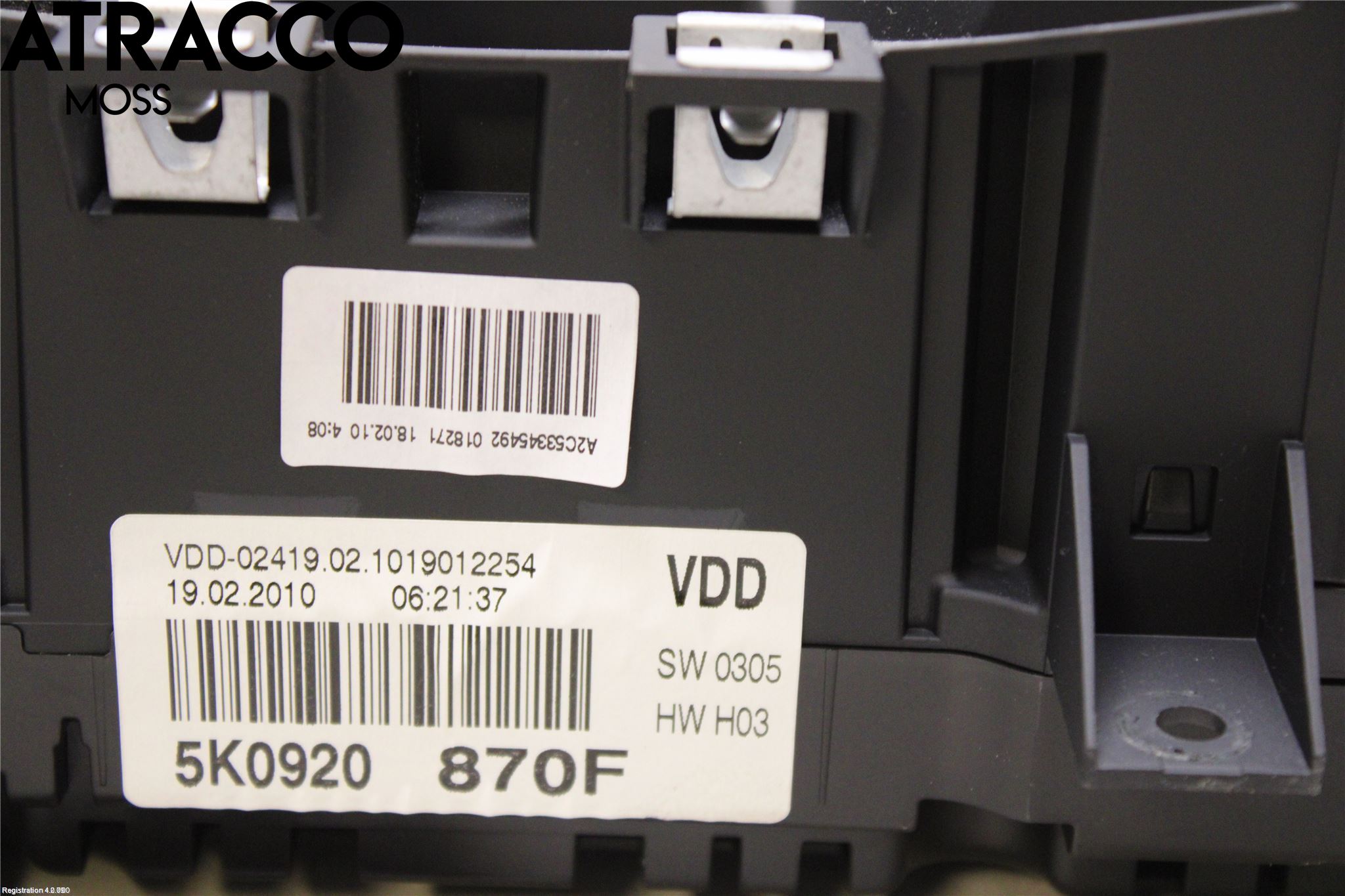 Volkswagen VW GOLF VI 09-13 Instrument Komb