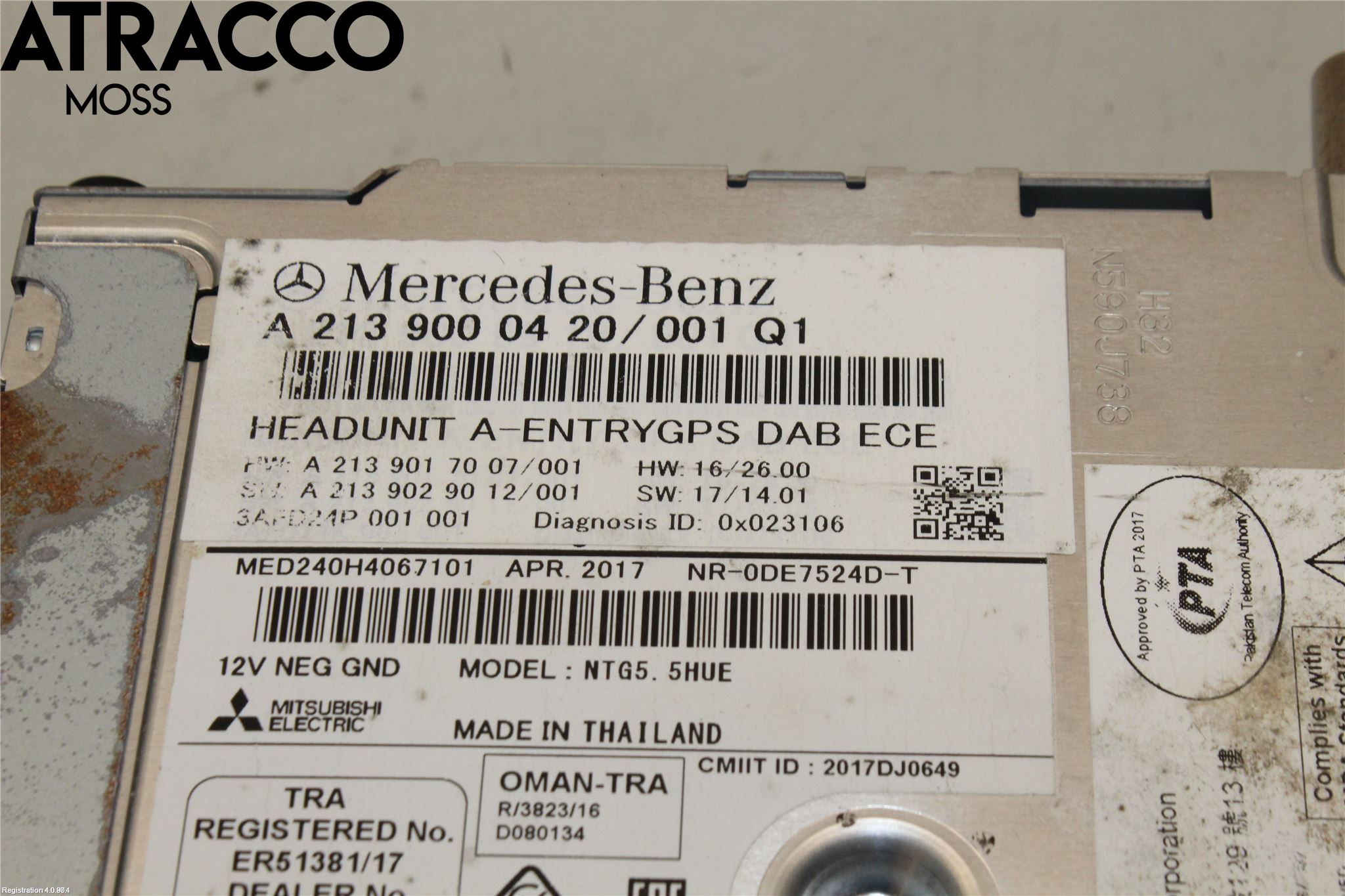 Mercedes-Benz MB E-KLASS (W213) 16-23 Radio