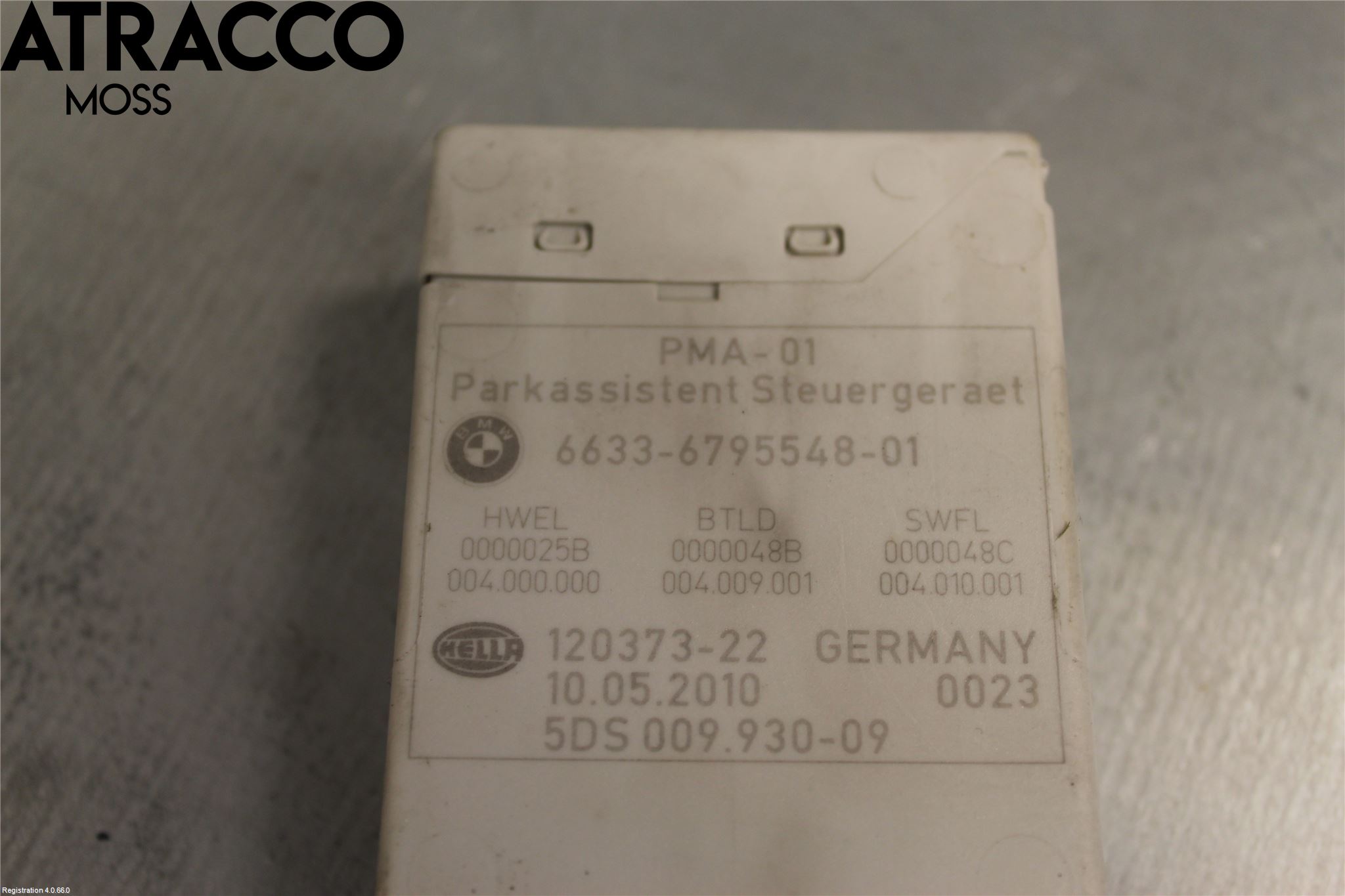 BMW 5 F10/F11/F18 09-17 Styrenhet Parkeringshjälp