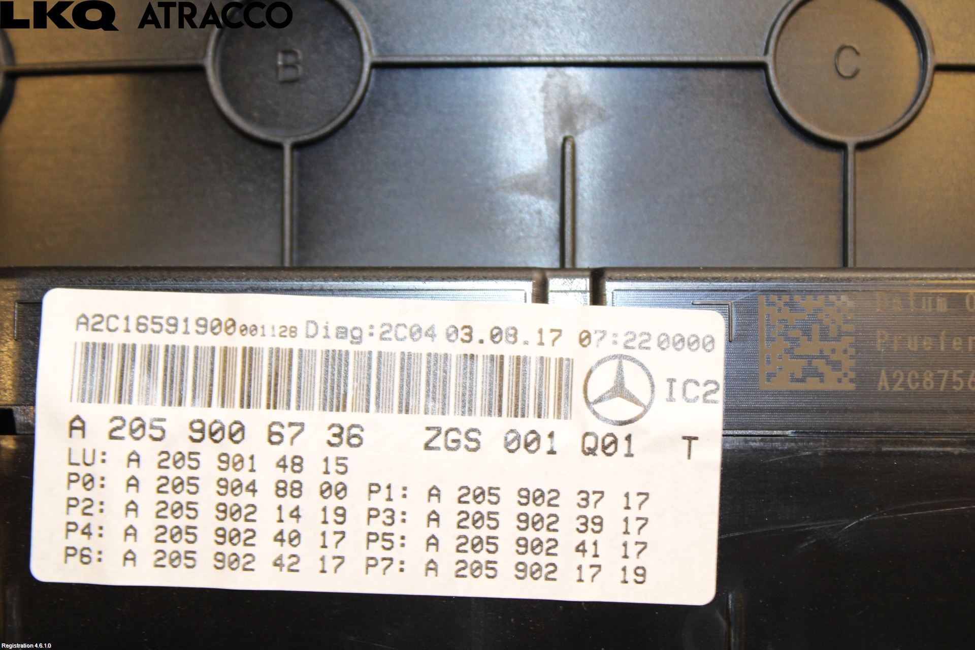 Mercedes-Benz MB C-KLASS (W205) 14-21 Instrument Komb