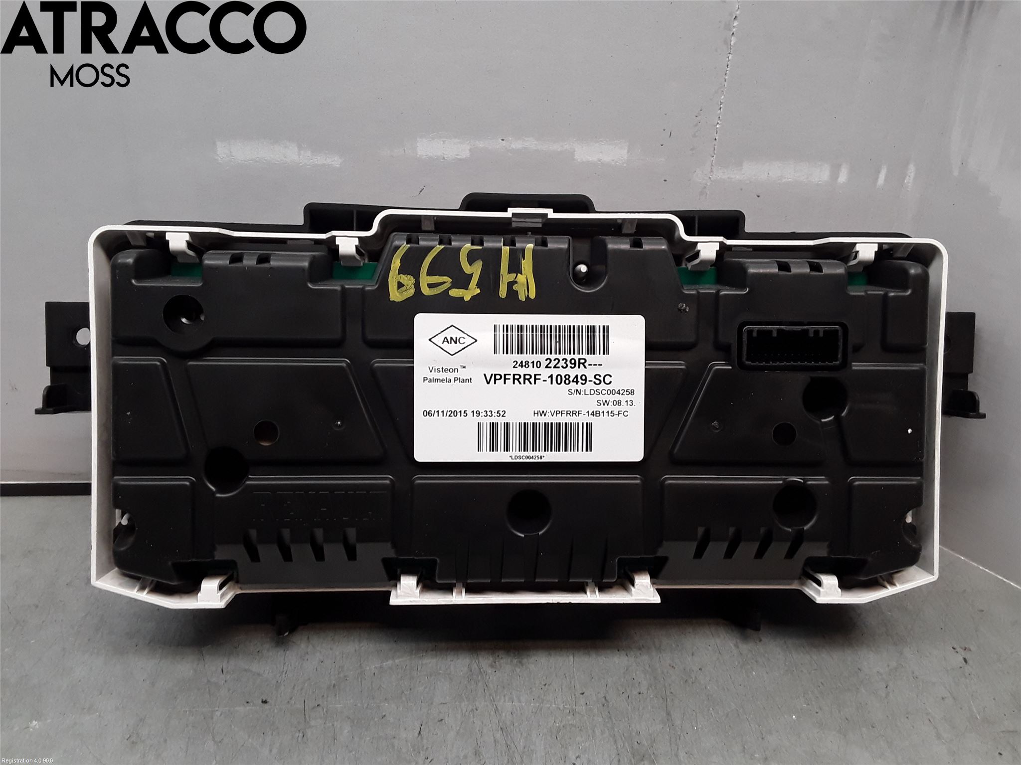 Renault TRAFIC/E-TECH 15- Instrument Hast