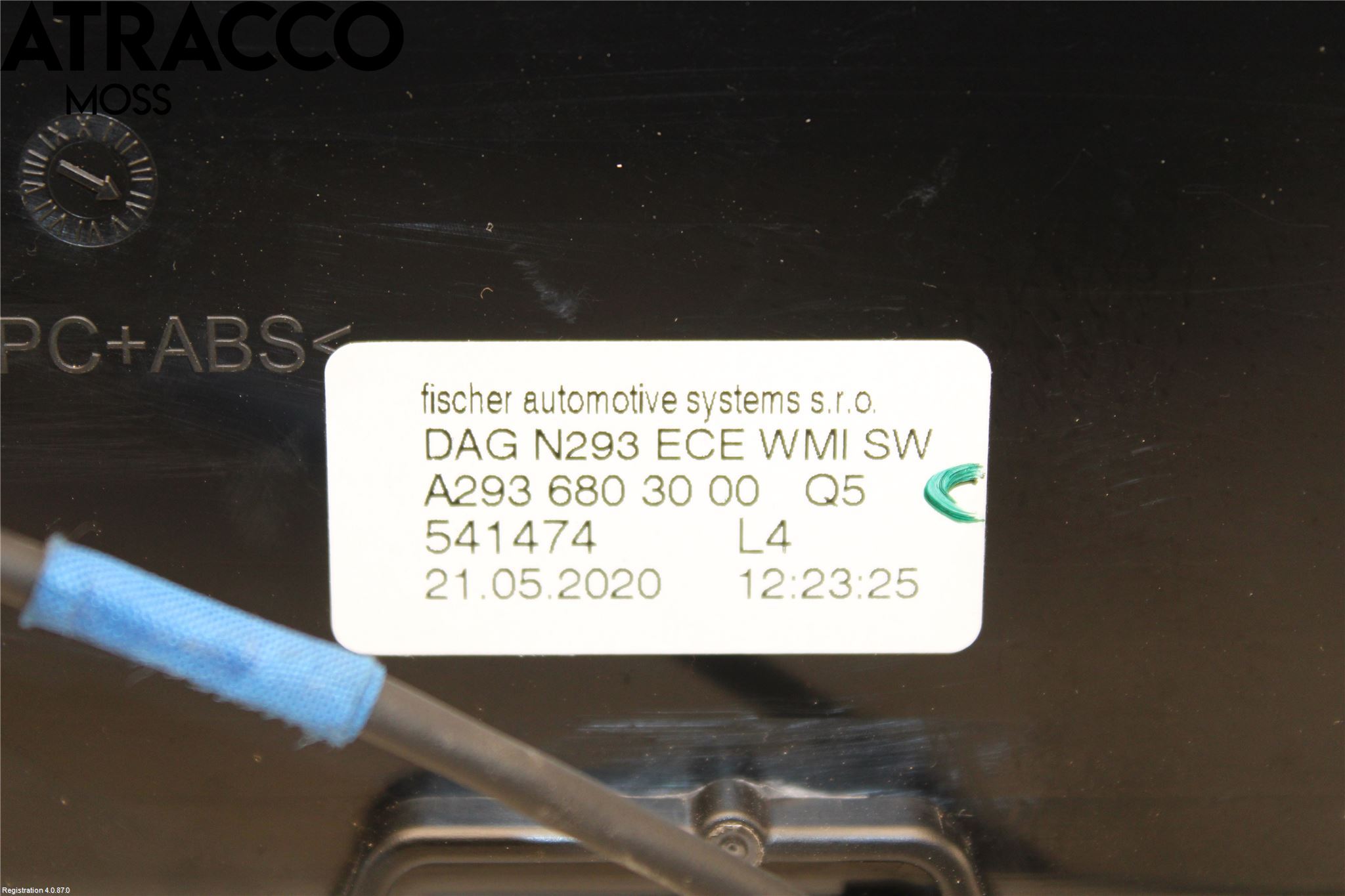 Mercedes-Benz MB EQC (N293) 20- Instrumentkonsoll Mitt