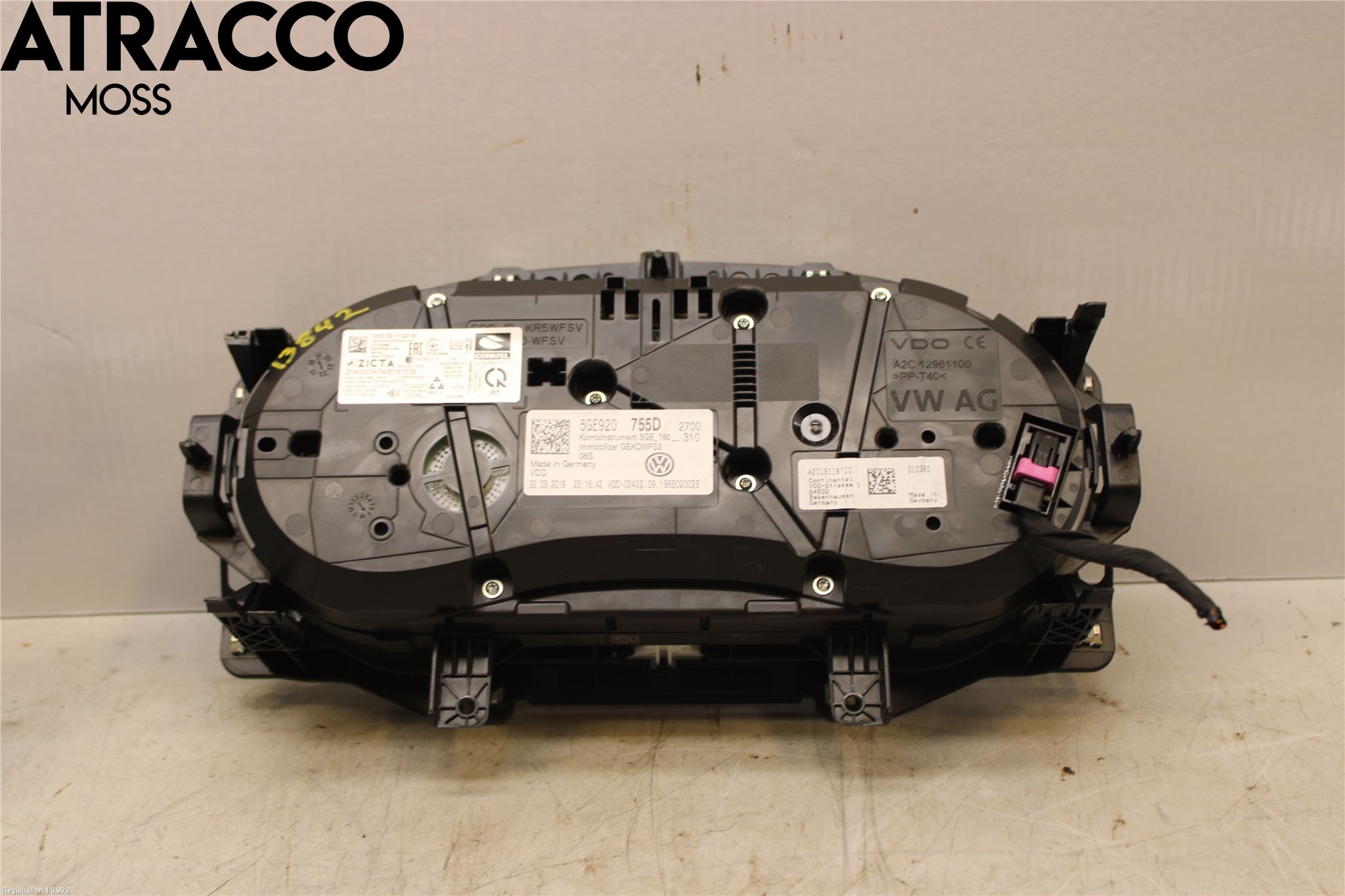 Volkswagen VW GOLF / E-GOLF VII 13-20 Instrument Komb
