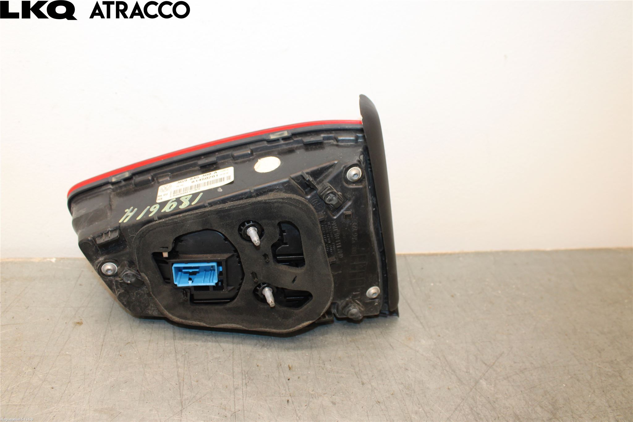 Volkswagen VW PASSAT 15-19 Bakljus Lucka Hö