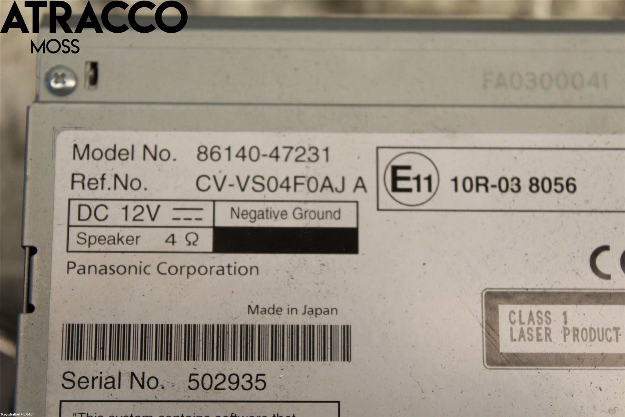 Toyota PRIUS+ ZVW40 12-20 Cd Radio - Multimediapanel