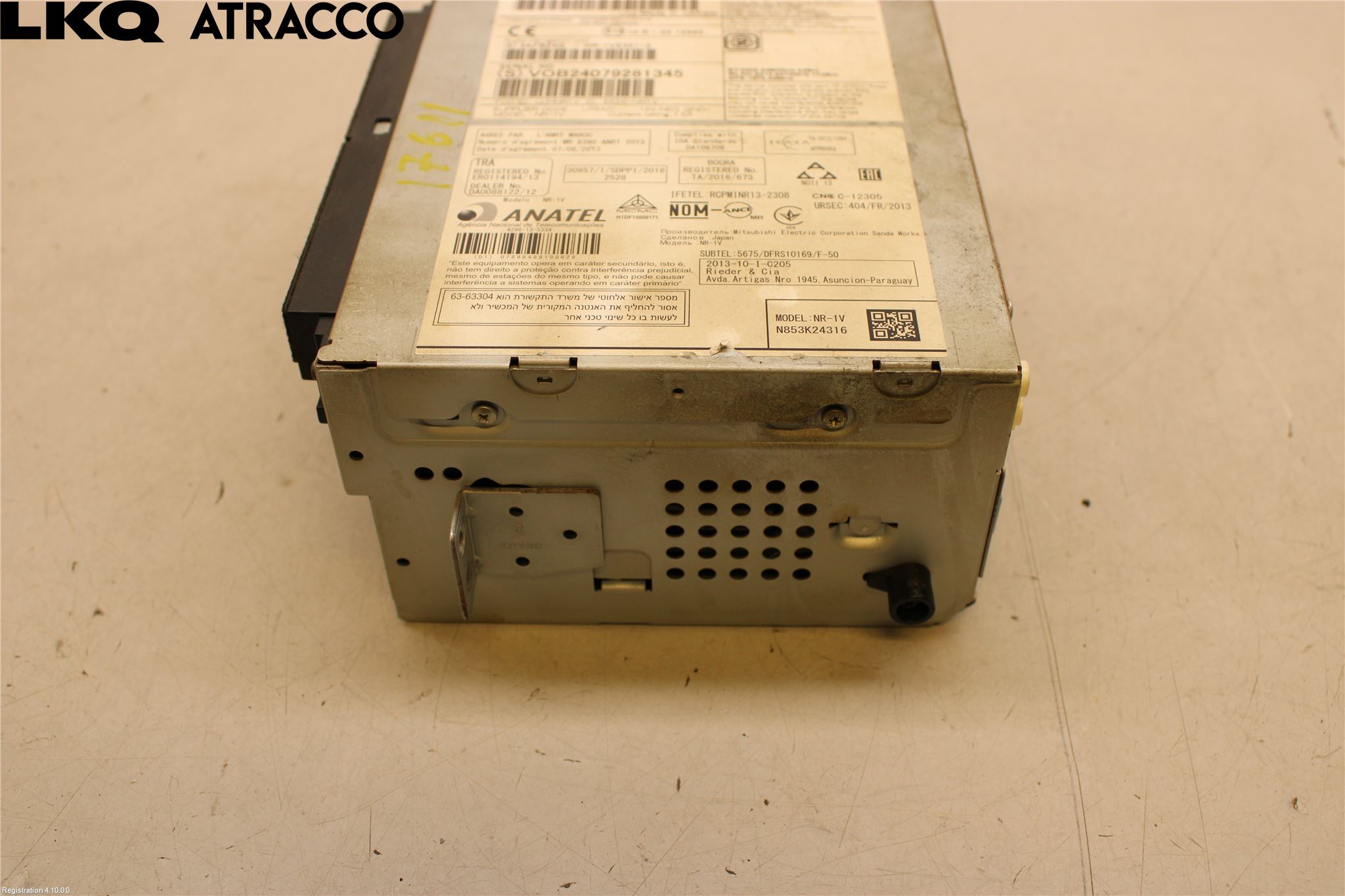 Volvo V60 14-18 Cd Radio - Multimediapanel