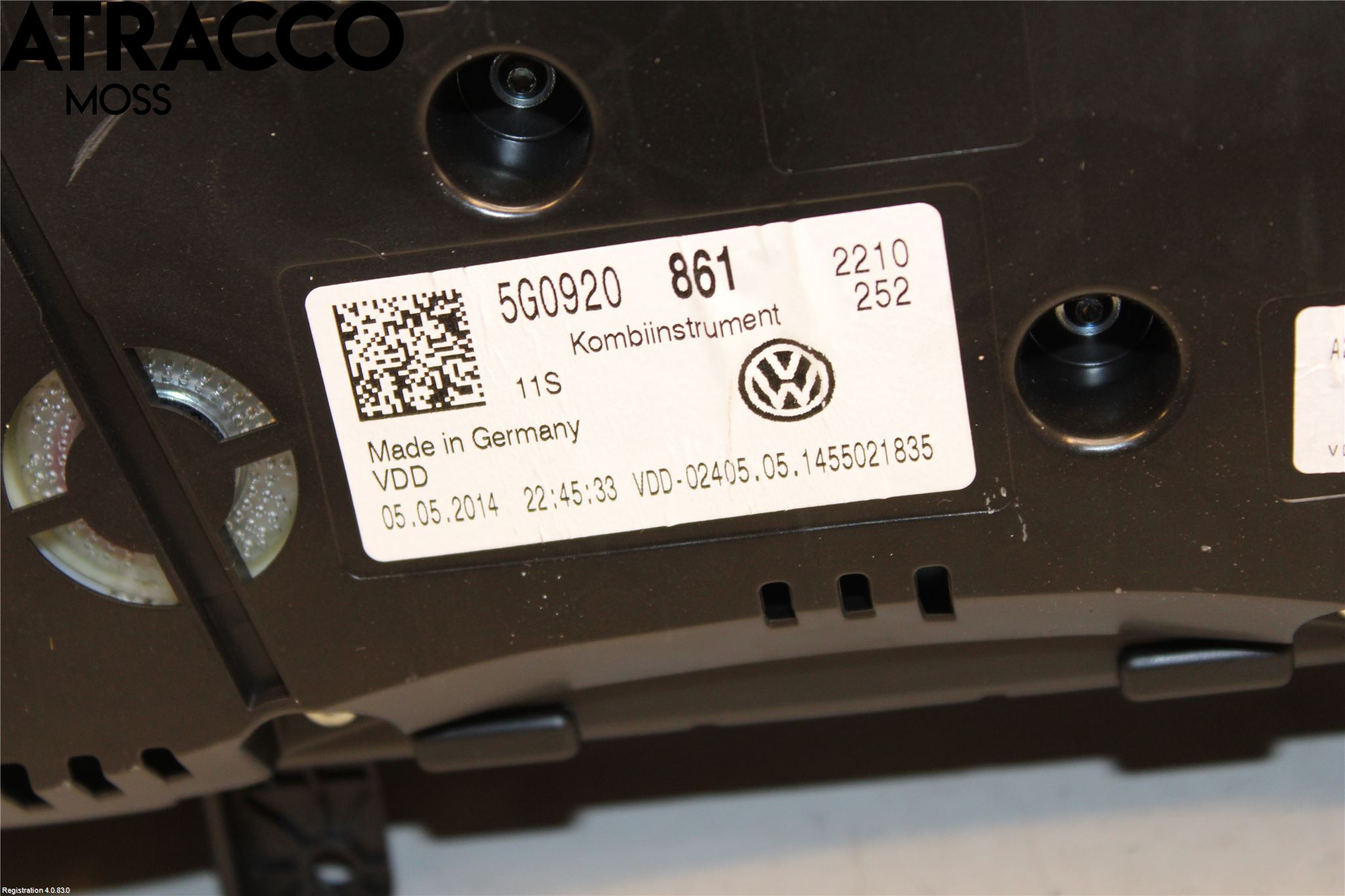 Volkswagen VW GOLF / E-GOLF VII 13-20 Instrument Komb
