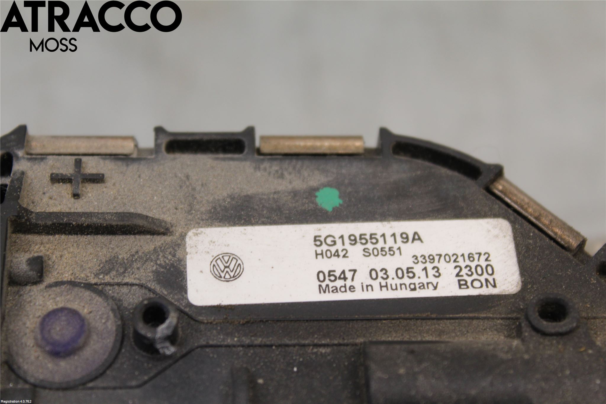 Volkswagen VW GOLF / E-GOLF VII 13-20 Torkarmotor Vindruta