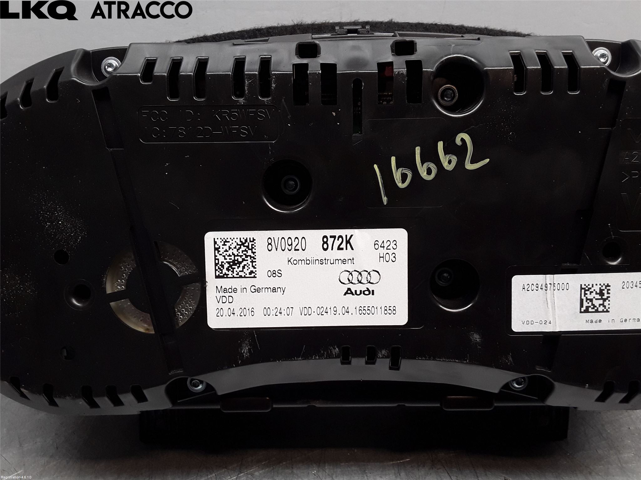 Audi A3/S3 05-13 Instrument Komb