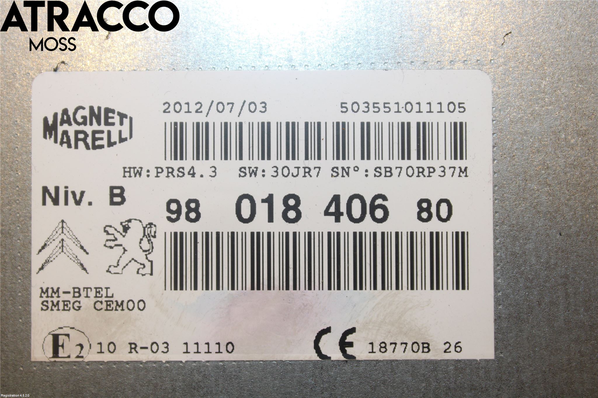 Peugeot 208 12-15 Radio