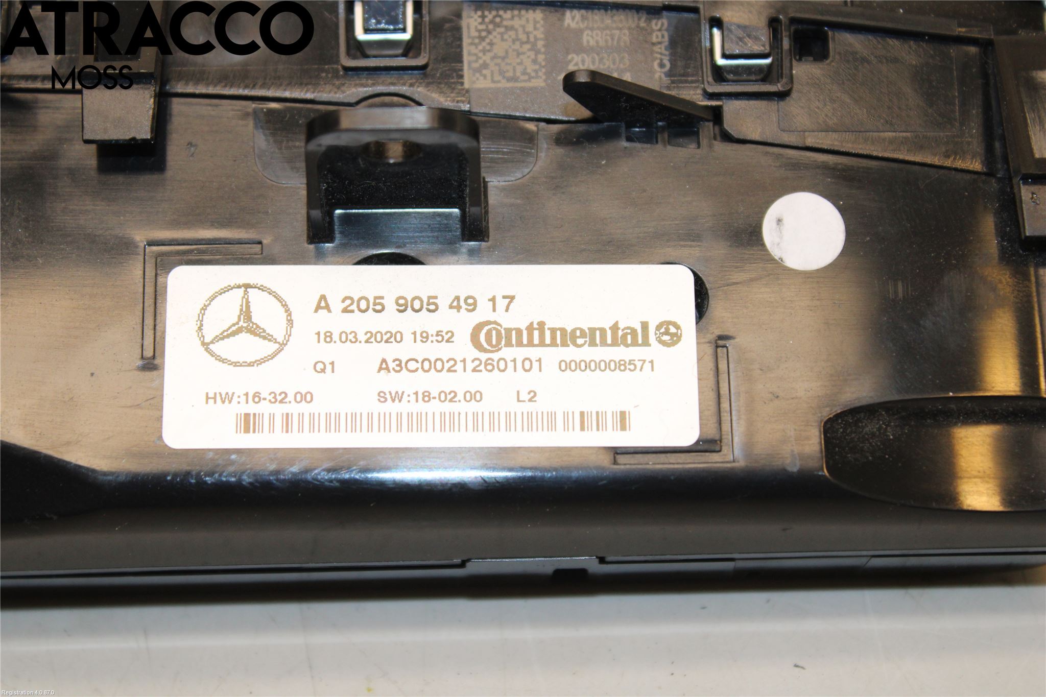 Mercedes-Benz MB EQC (N293) 20- Ac Styrenhet Ac Manöveren