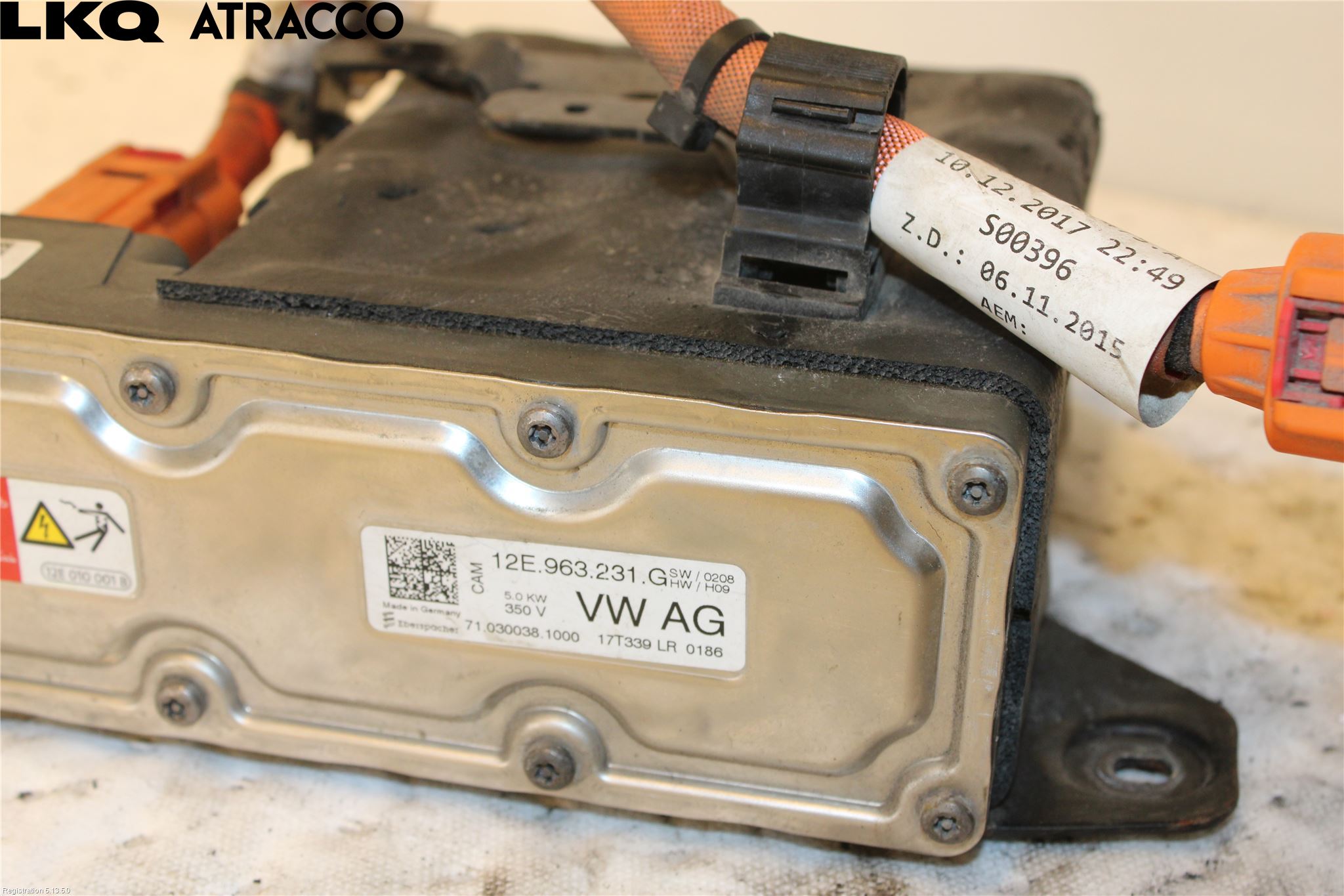 Volkswagen VW GOLF / E-GOLF VII 13-20 Värme Cellpaket Komp